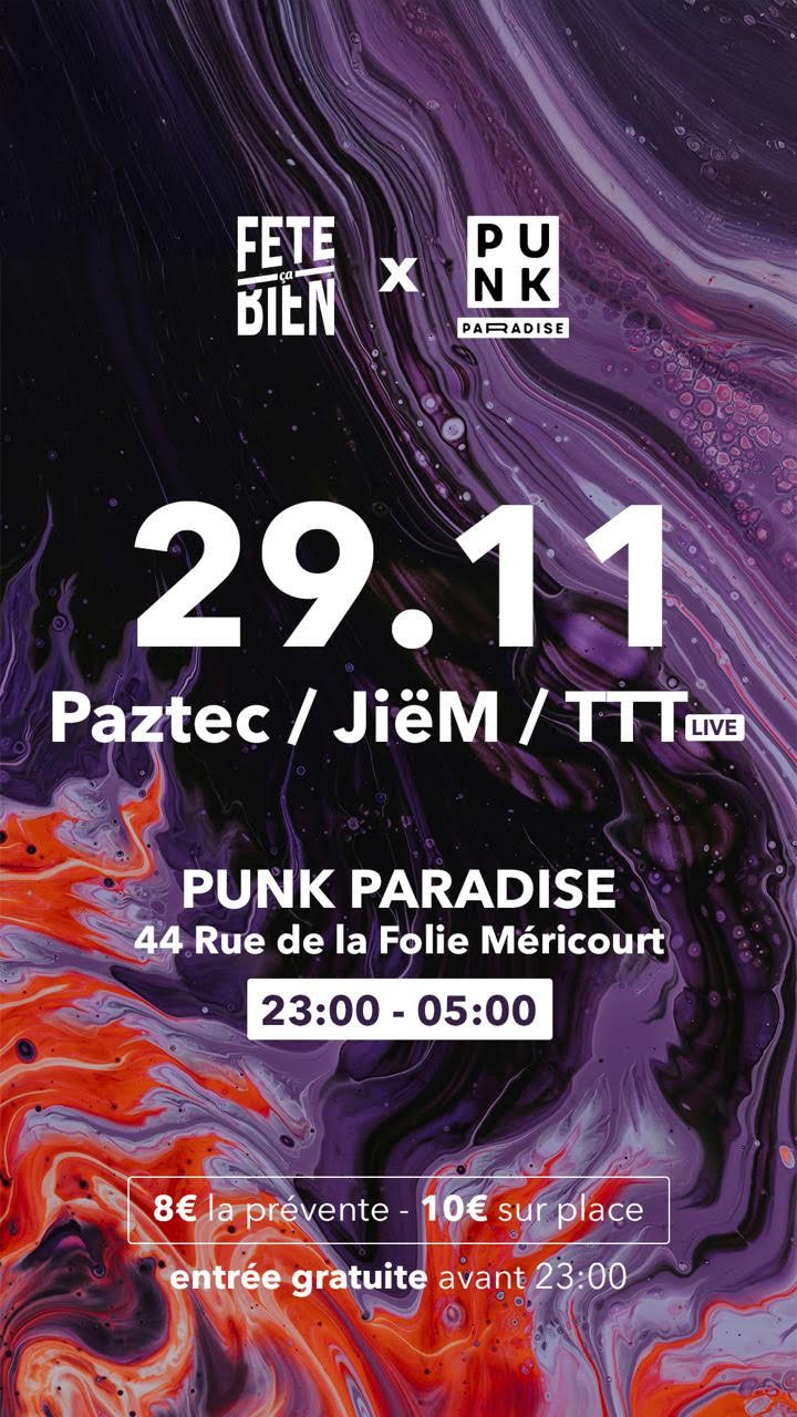 Fête Ça Bien Au Punk Paradise !!