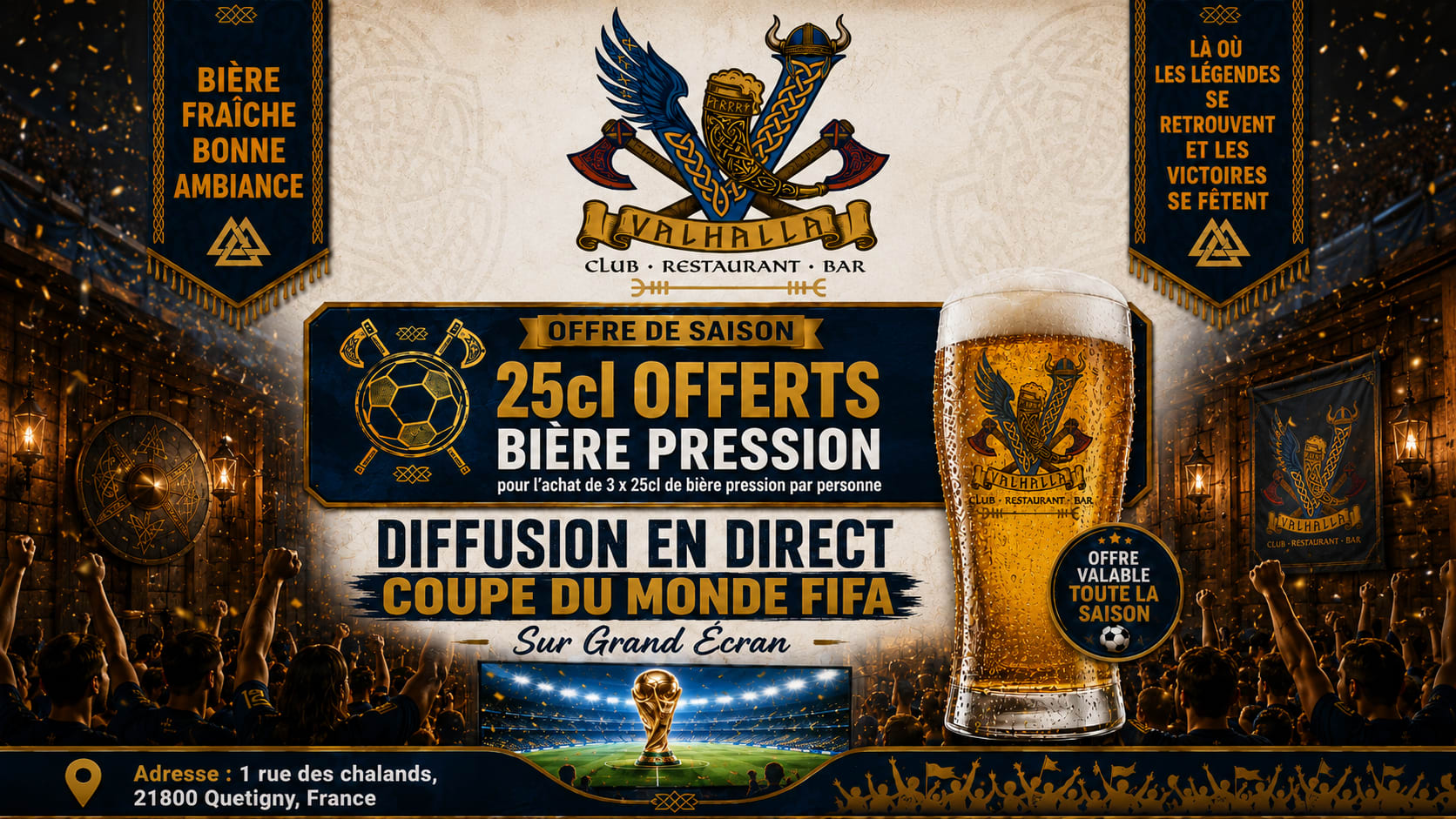 Coupe Du Monde Fifa — Match En Direct À Valhalla