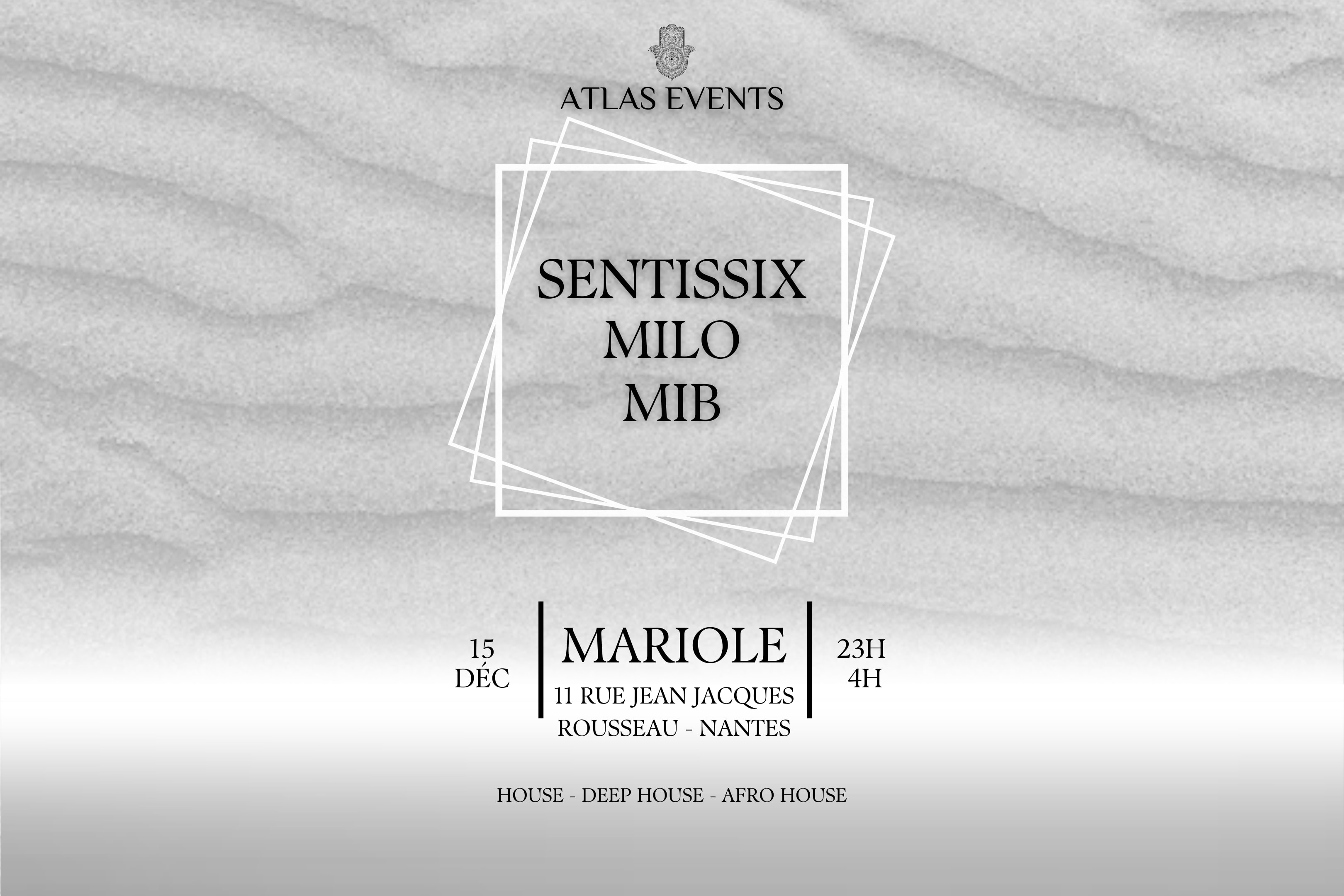 Atlas Events X Mariole : House, Deep-House & Afro-House