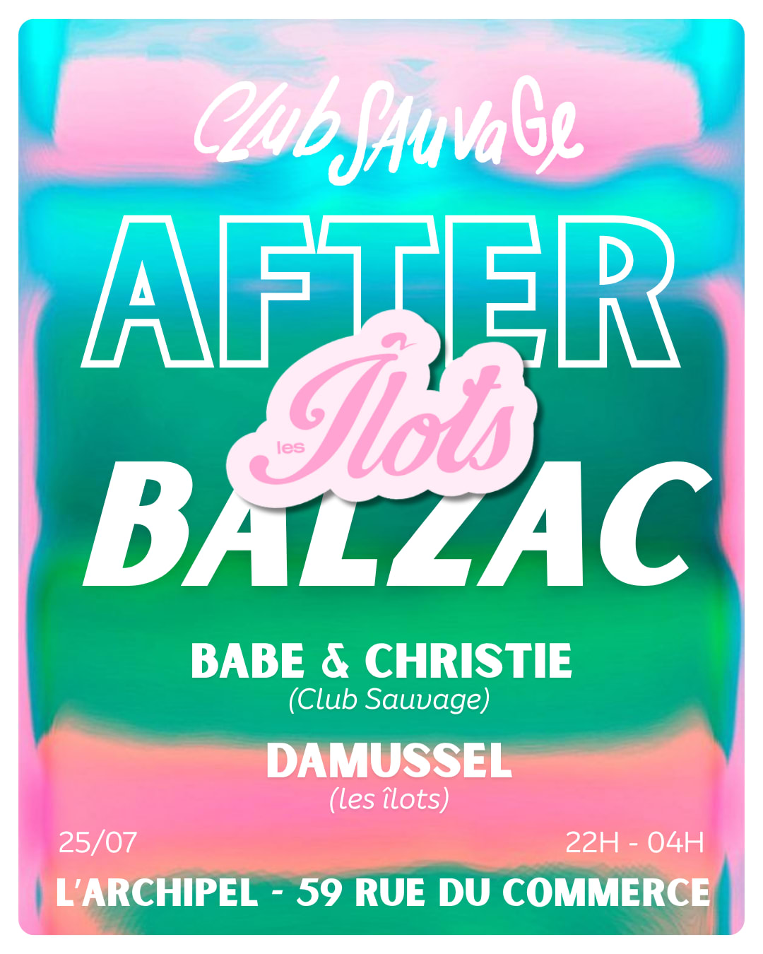 After Les Îlots X Club Sauvage 🌊 L'archipel Des Nymphes 🌊