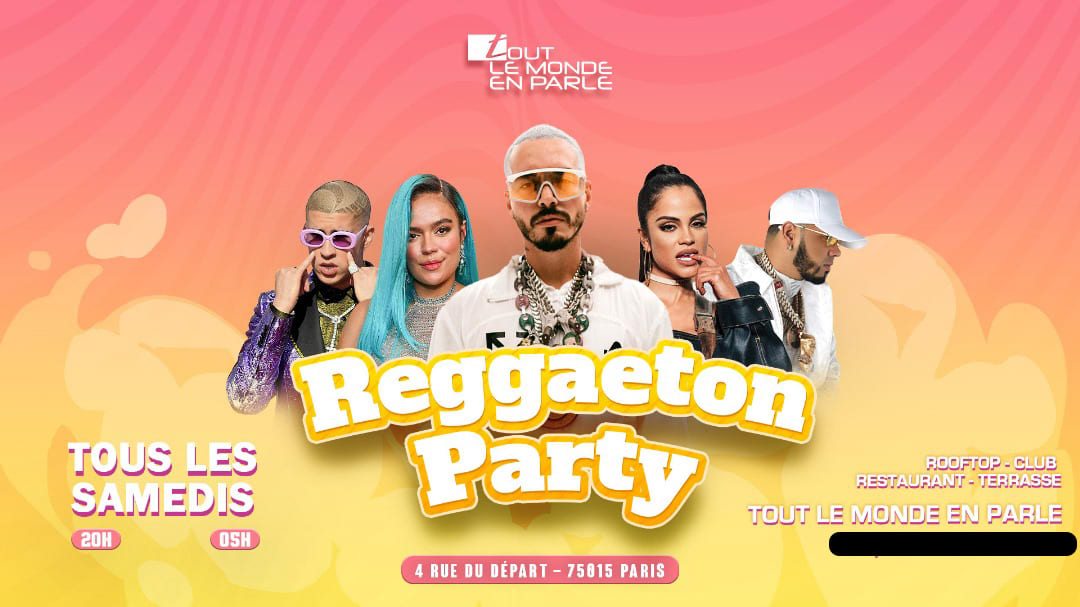 Reggaeton Party Sur Les Toits De Paris - Samedi 27 Avril2024