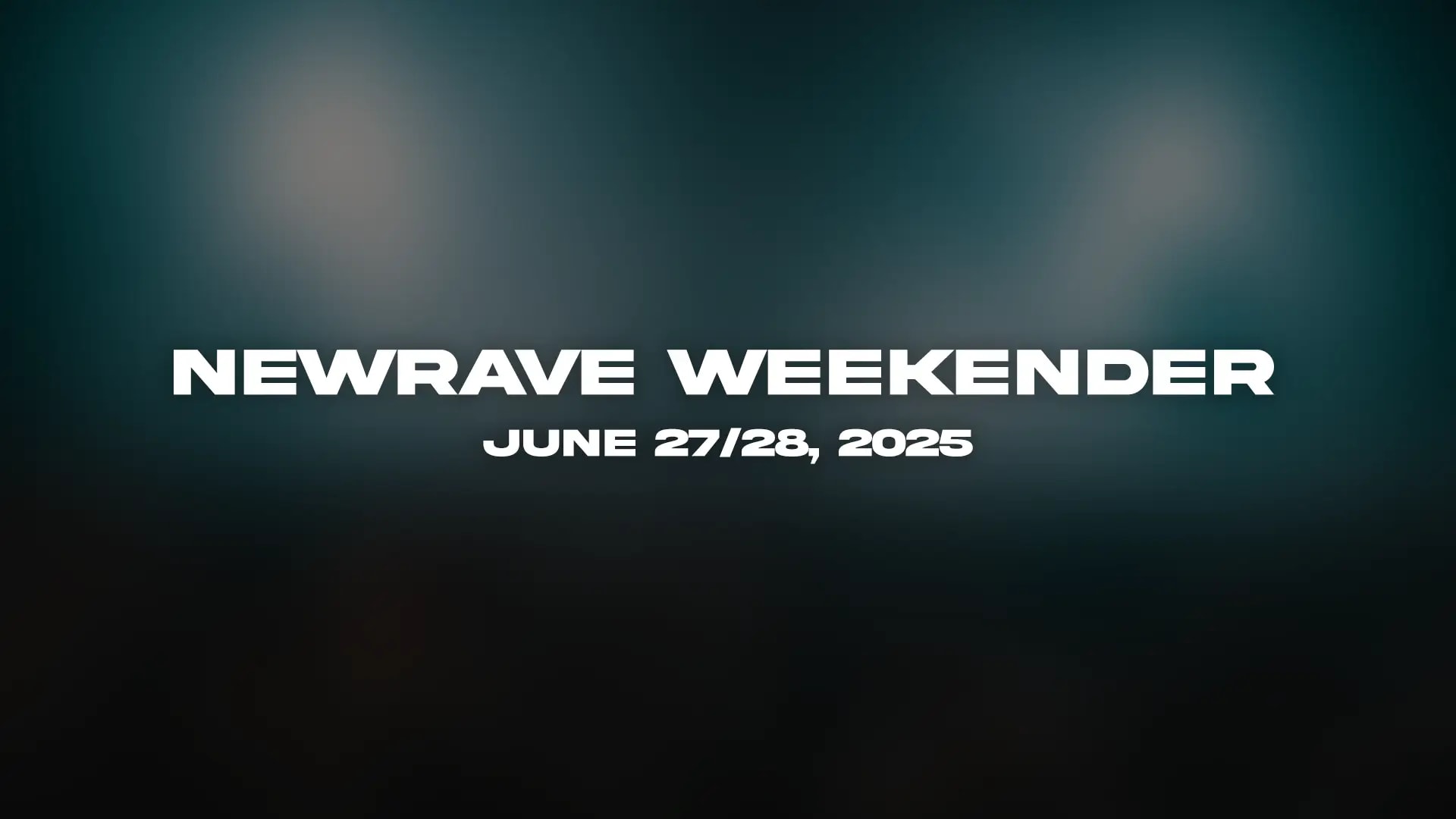 Newrave Weekender : Lille 2025