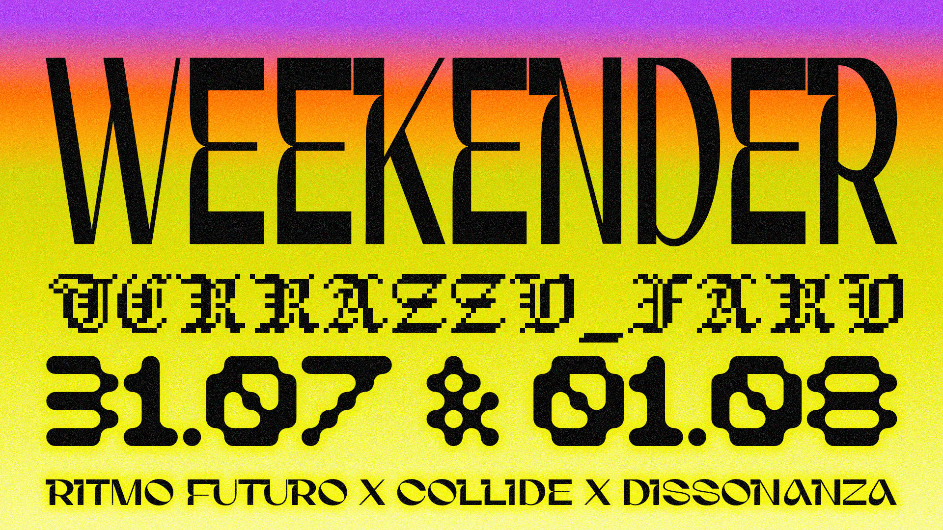 Ritmo Futuro Summer Weekender