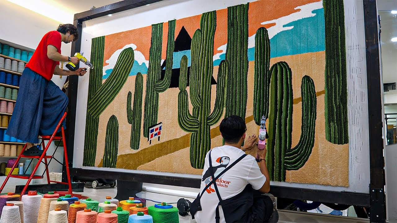 Tufting Experience Workshop - At Amazonas Market @8marvila