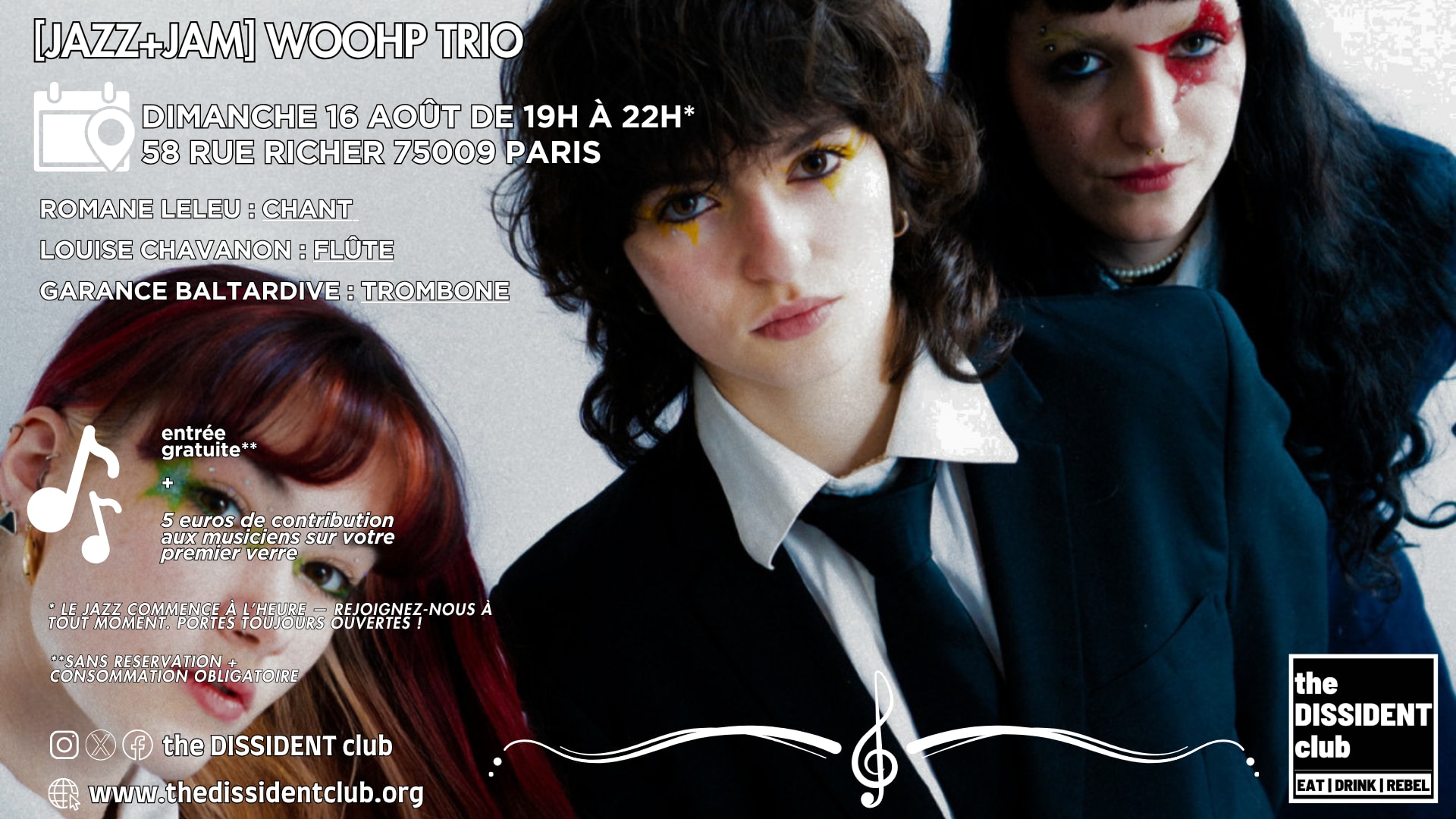 [Dissident Jazz+Jam] Woohp Trio