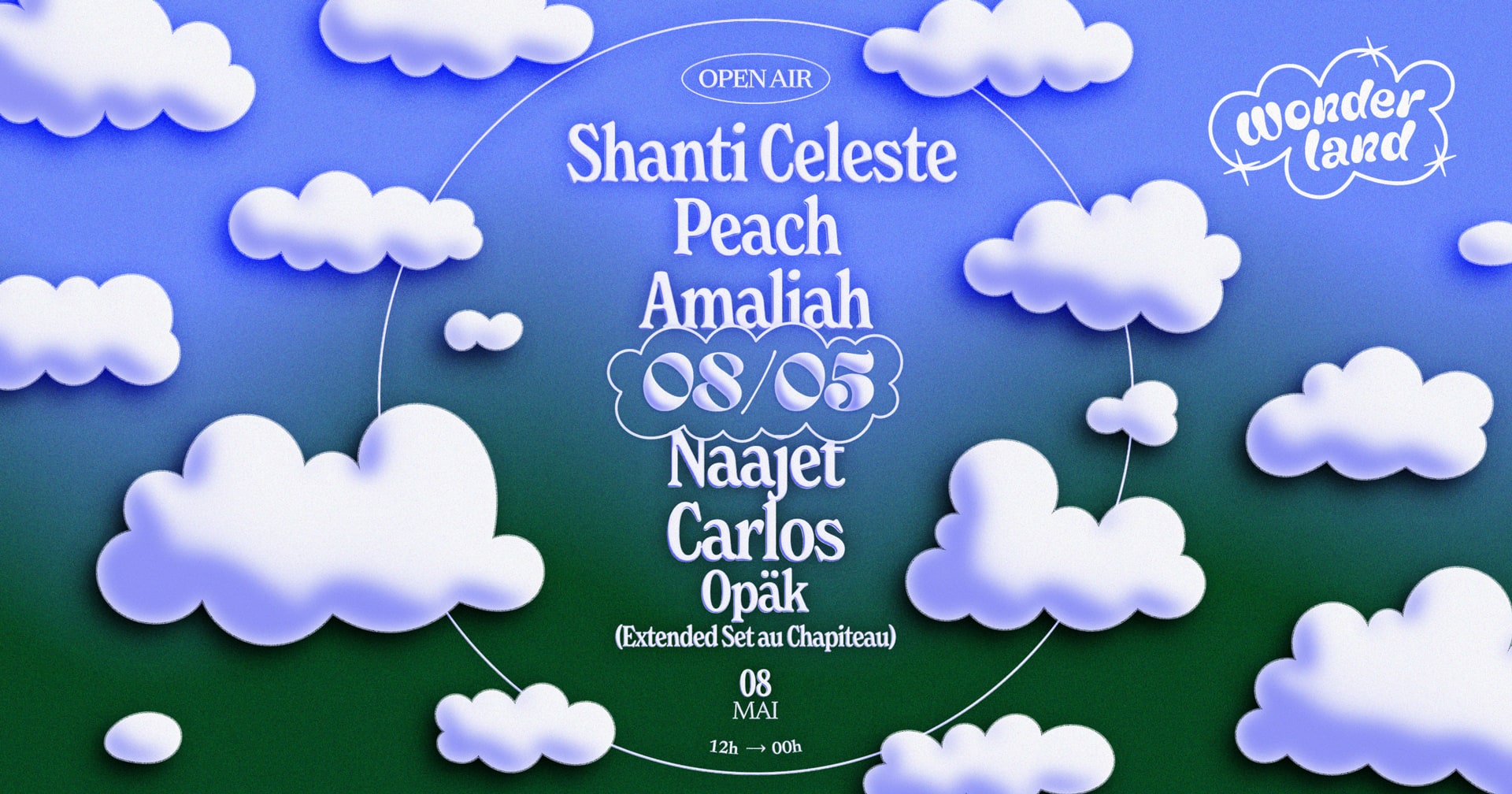 Wonderland Invite : Shanti Celeste - Peach (Jour Férié)