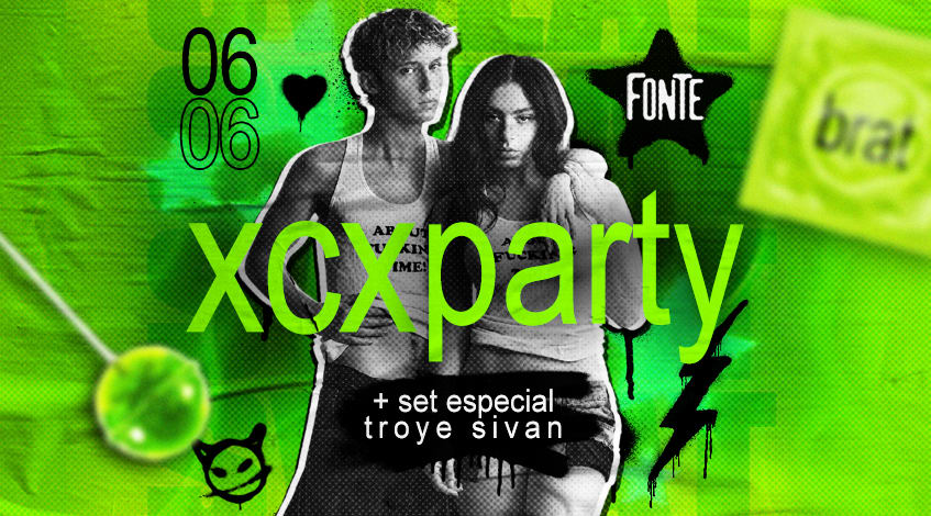 Xcx Party 1 Ano Do Álbum Brat + Set Especial Troye Sivan