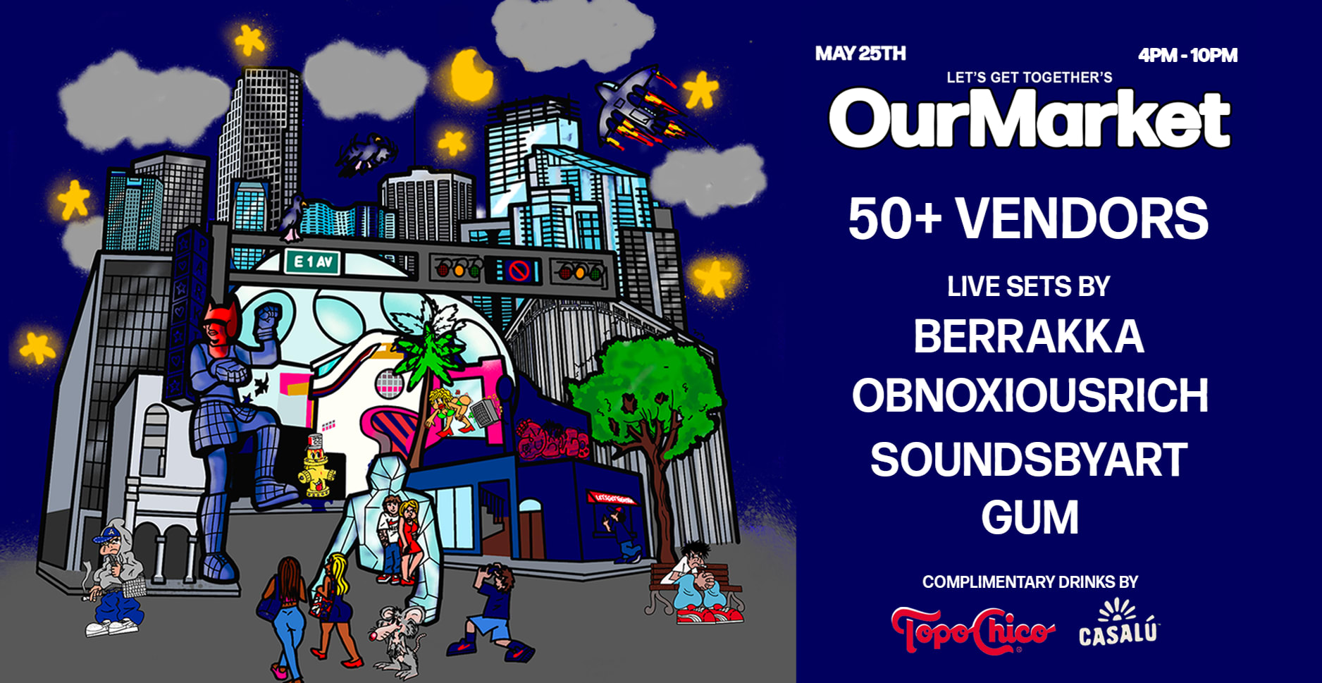 Let's Get Together Presents: Ourmarket @ Lot 11 Skatepark