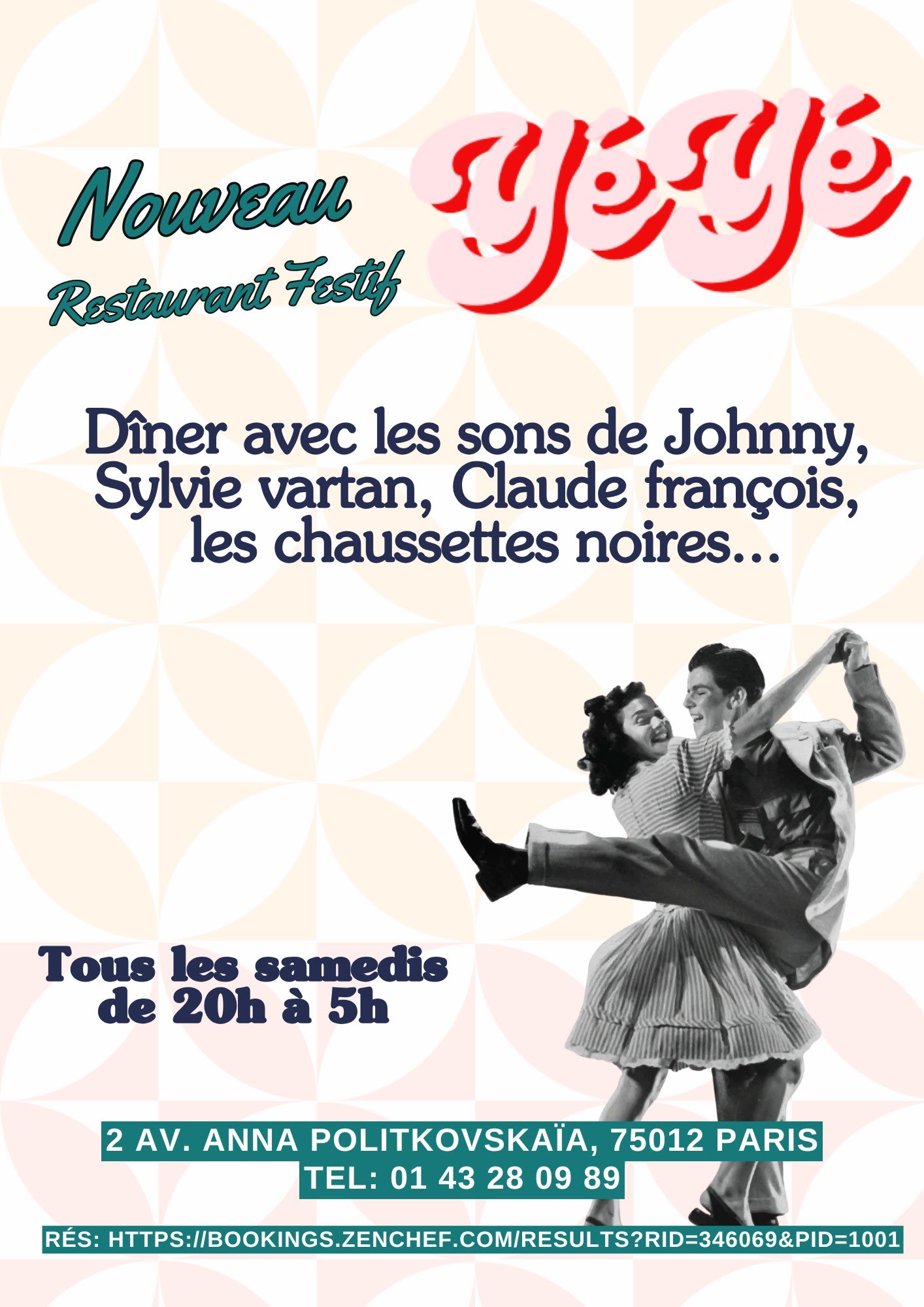 Dîner Yéyé & Soirée Disco Au Chalet Du Lac