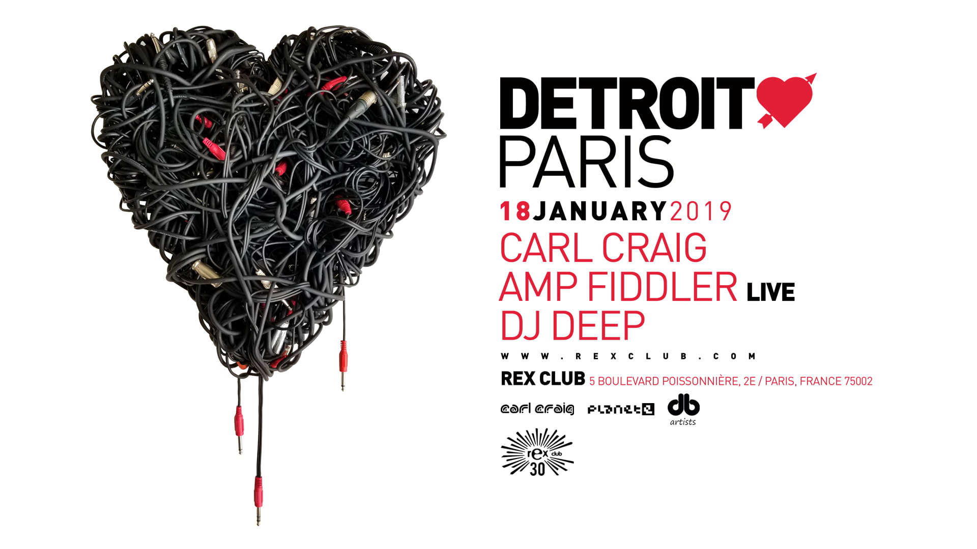 Detroit Love Paris: Carl Craig, Amp Fiddler Live, Dj Deep