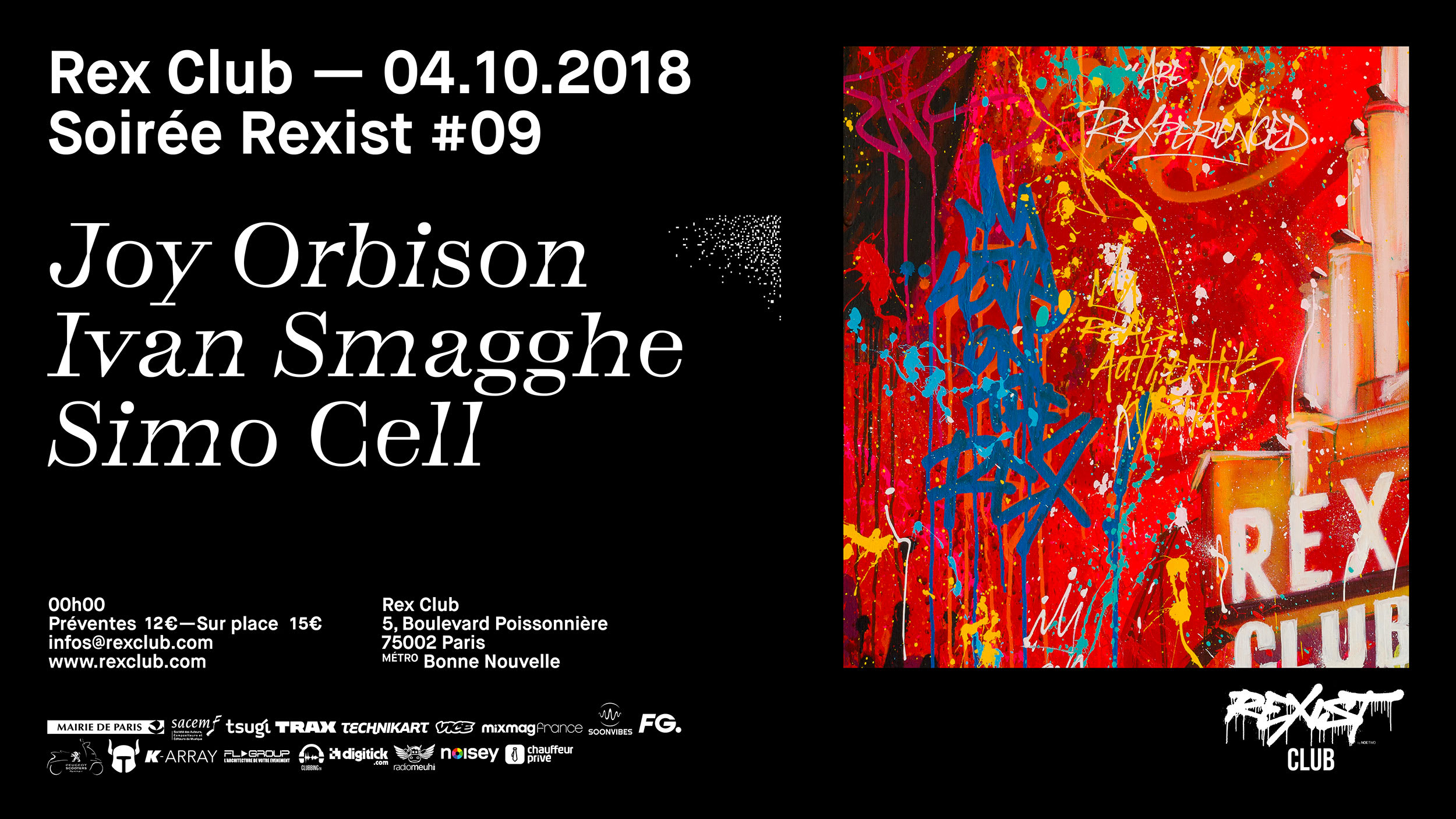 Rexist 9: Joy Orbison, Ivan Smagghe, Simo Cell