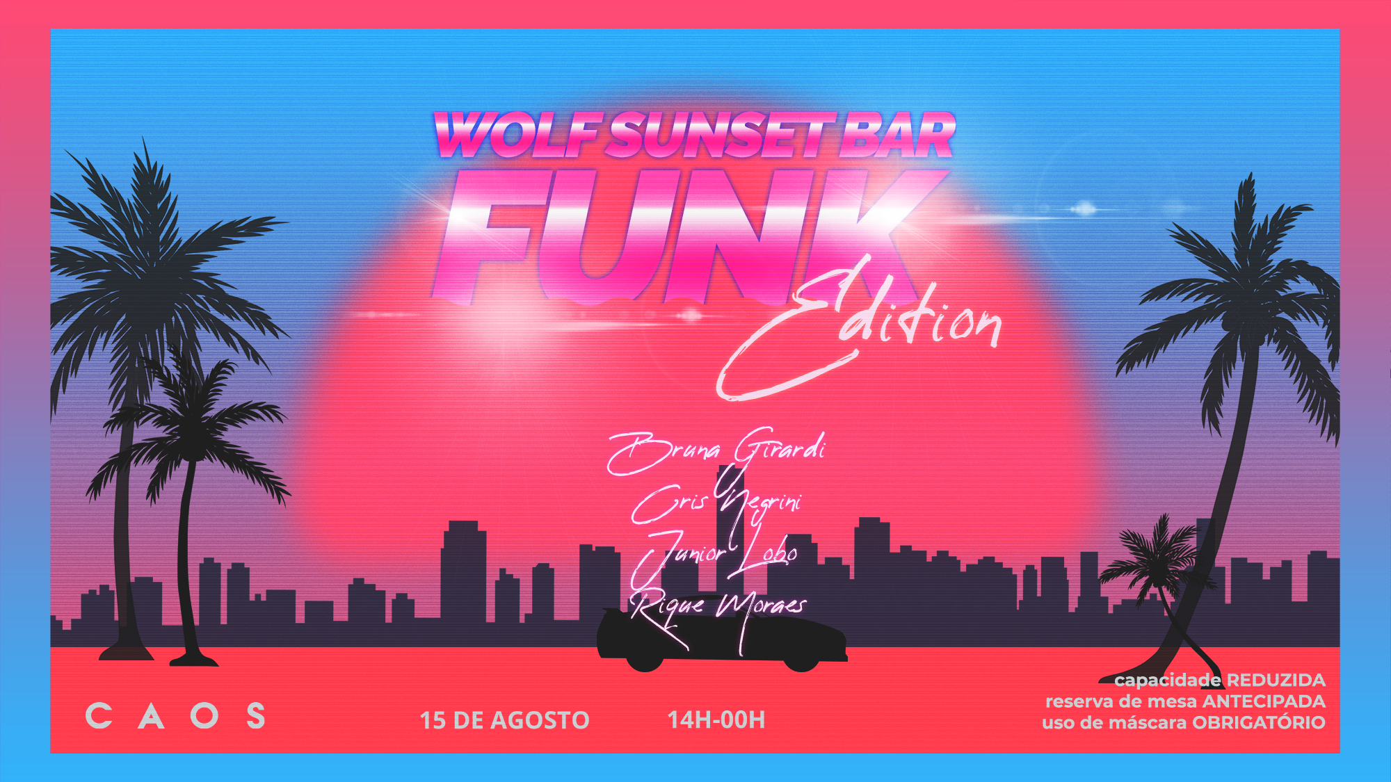 🎫 Wolf Sunset Bar Funk Edition no Caos