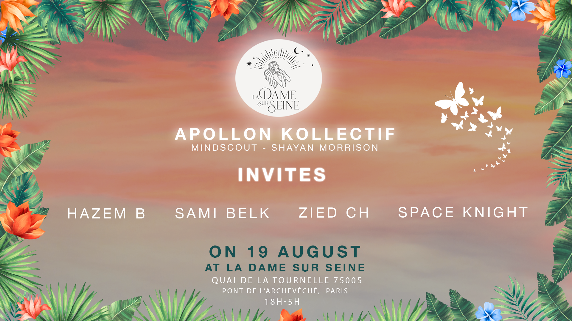 19 Quai De La Tournelle 75005 Paris APOLLON KOLLECTIF INVITES VERY SPECIAL GUESTS | Shotgun Tickets