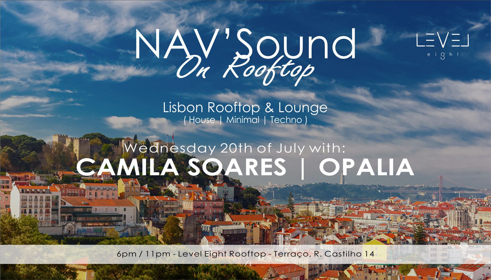 Nav sound on Rooftop w Lisboa Shotgun Tickets