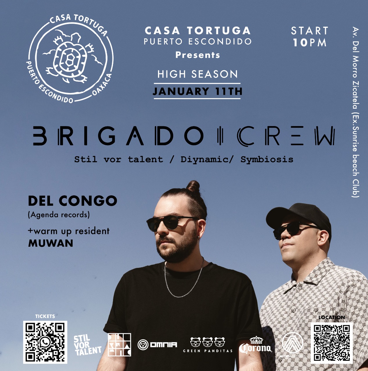 ? Copy of HIGH SEASON - BRIGADO CREW By CASA TORTUGA | Shotgun Tickets