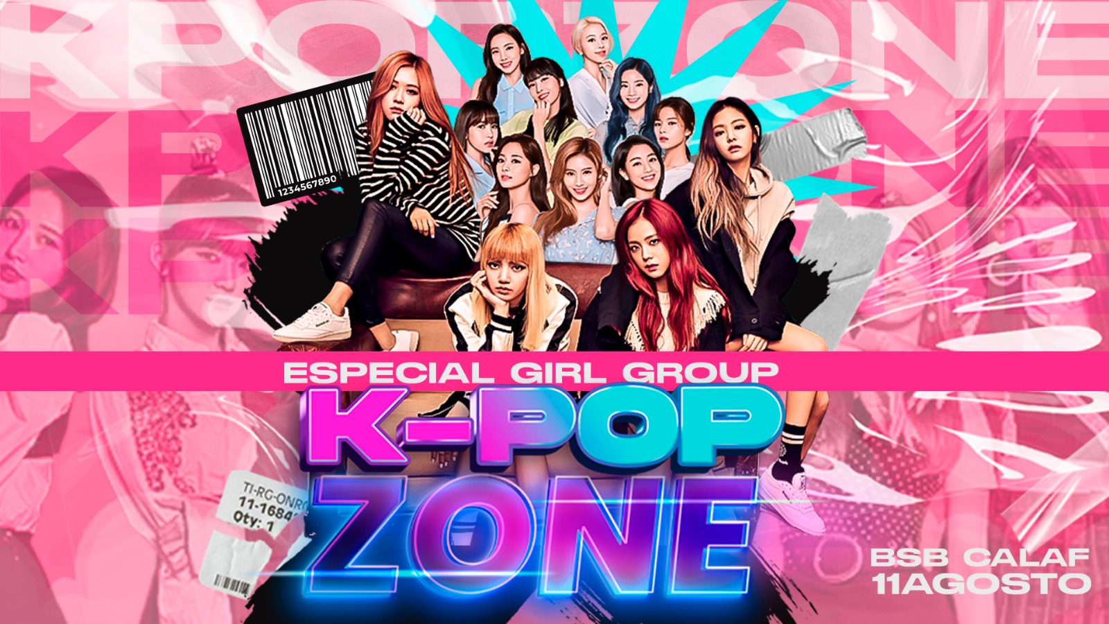 K-POP・アジア CDG K-Pop Zone Especial Girl Group!, Brasília · Ingressos Shotgun