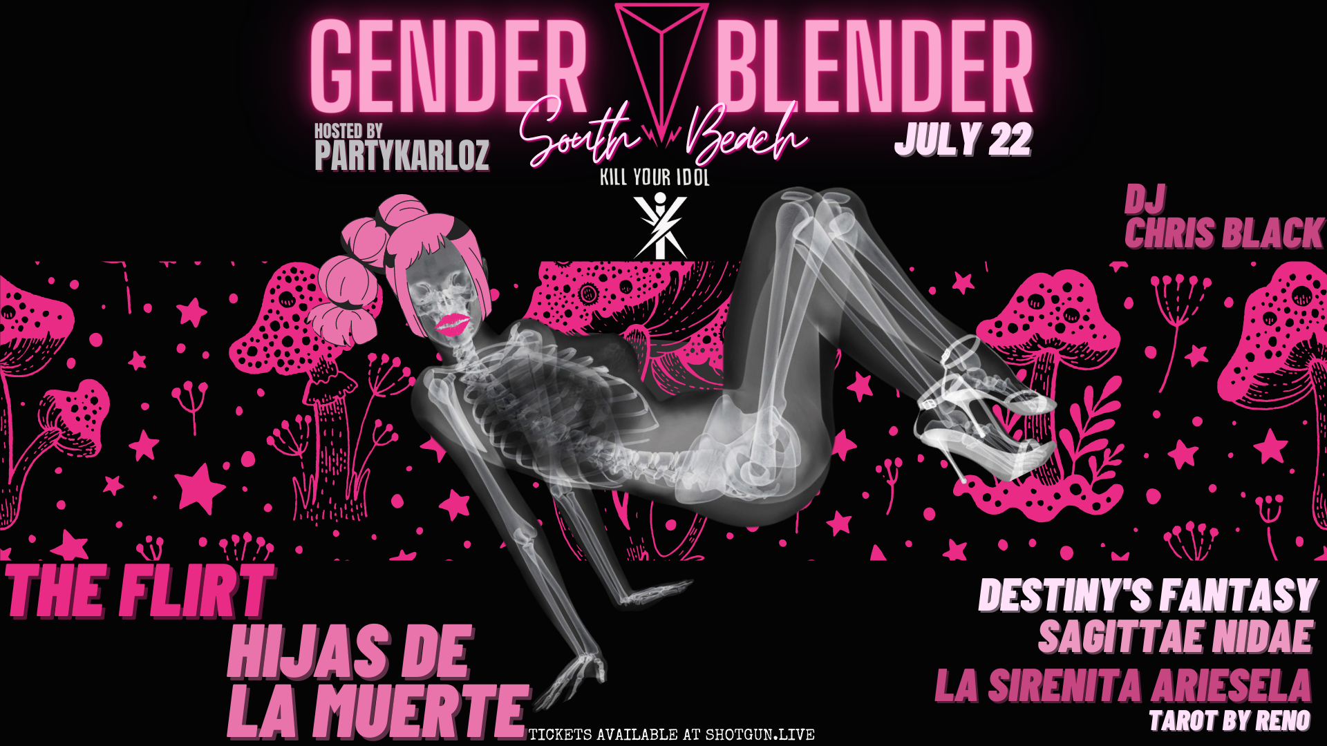smøre overlap Rettidig 🎫 Gender Blender - South Beach | Concerts