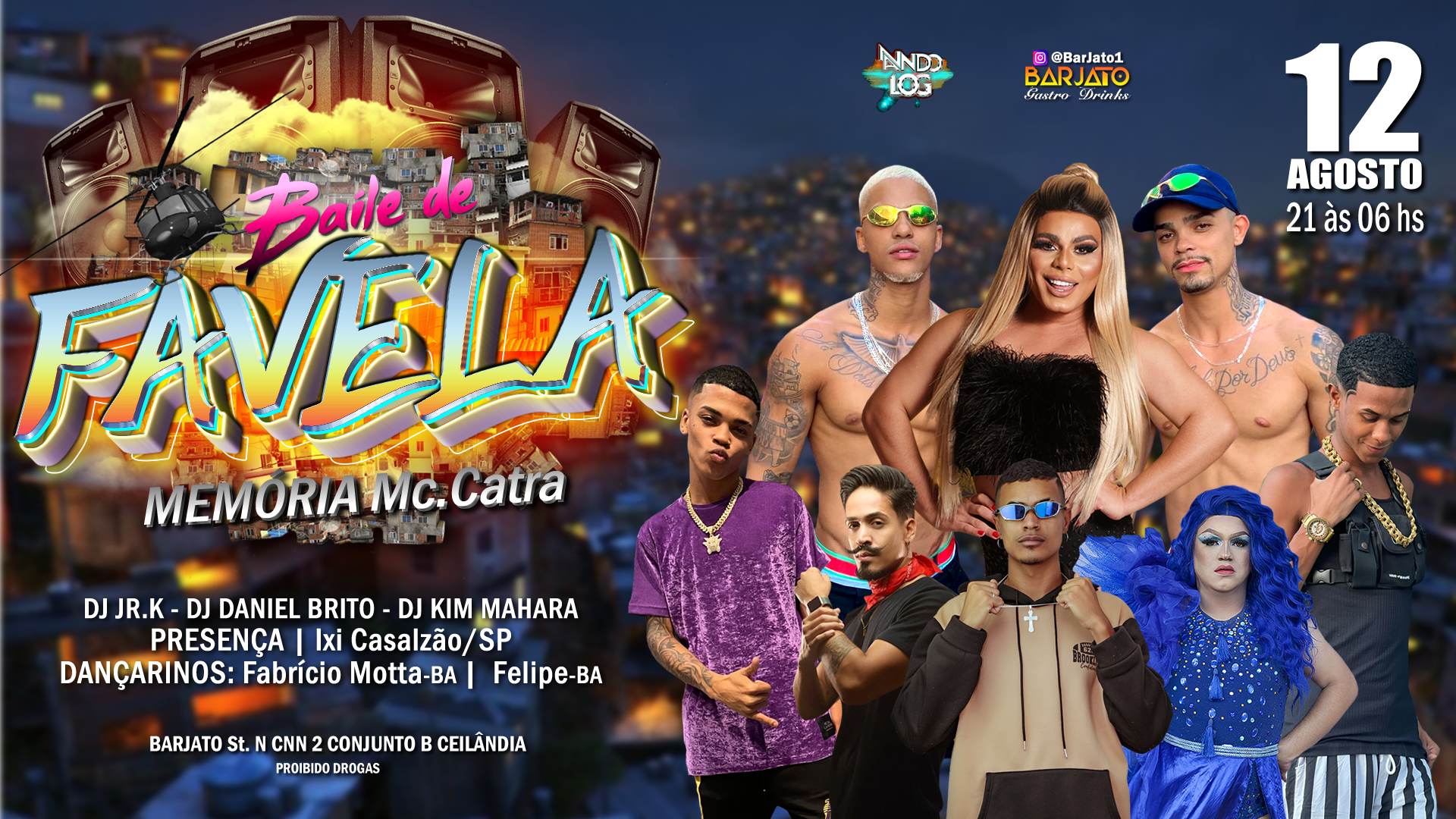 Baile De Favela- Memória Mr: Catra, Brasília · Ingressos Shotgun