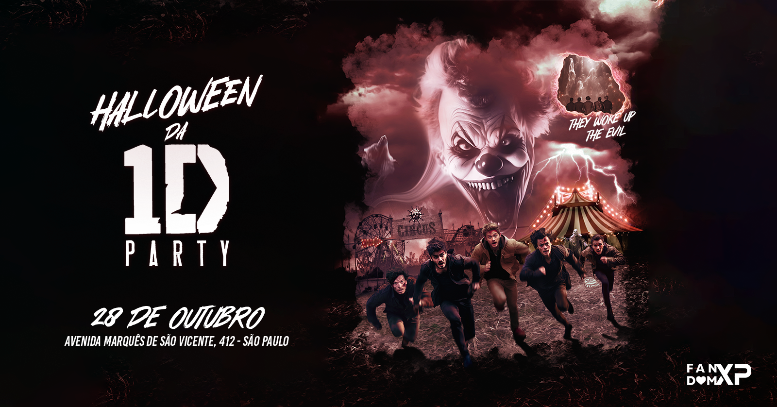 Fandom Xp Apresenta: Halloween À Fantasia Da 1d Party, São Paulo