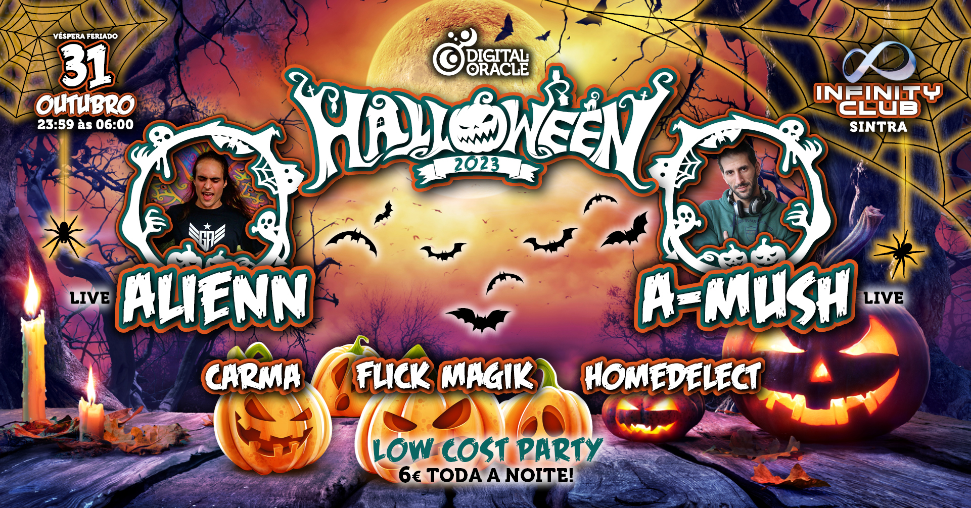 Halloween com A LIGA na DeepClub em Porto Velho - 2023 - Sympla