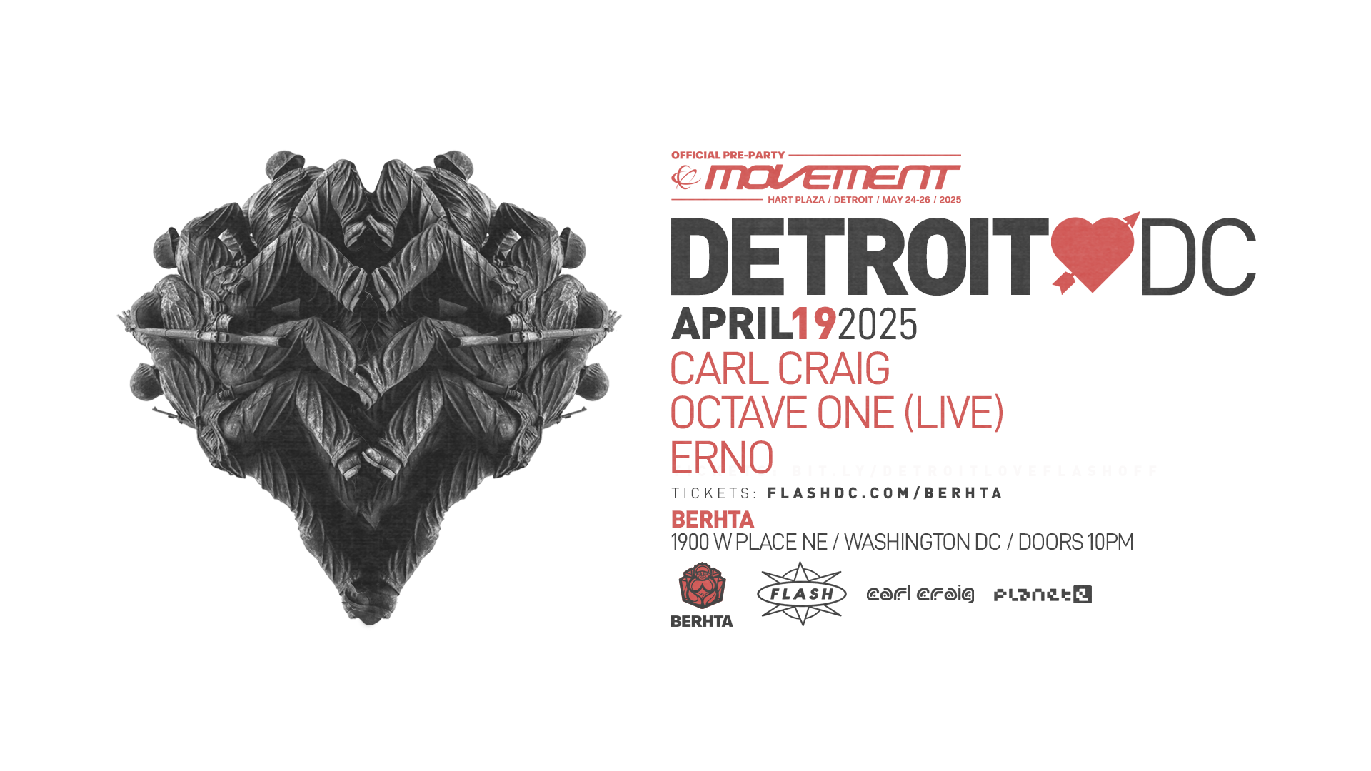 豪華セット！Detroit Love / Carl Craig, Waajeed Detroit Love: Carl Craig - Octave One [Live] - Erno