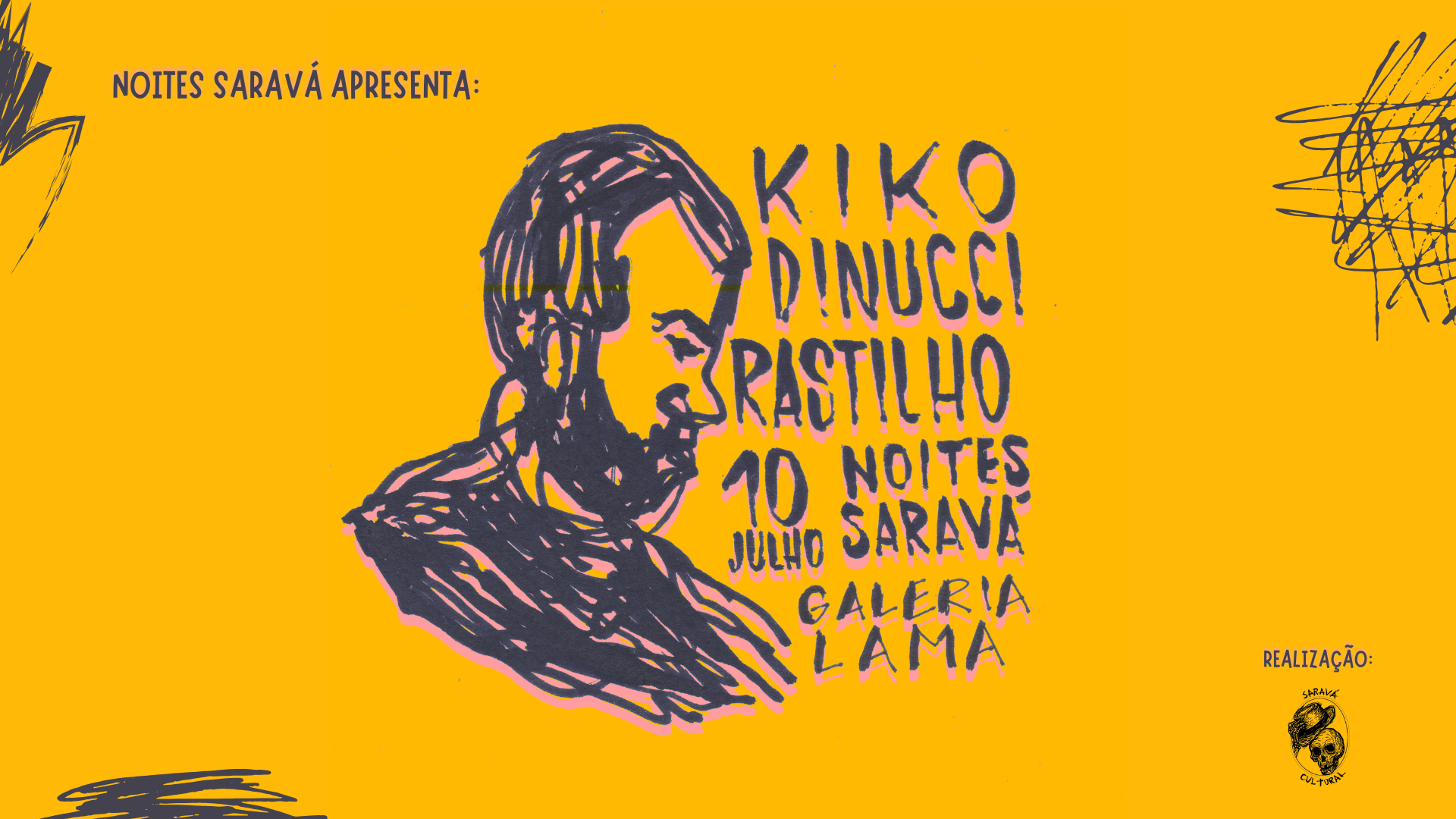Noites Saravá Apresenta Kiko Dinucci Em Florianópolis