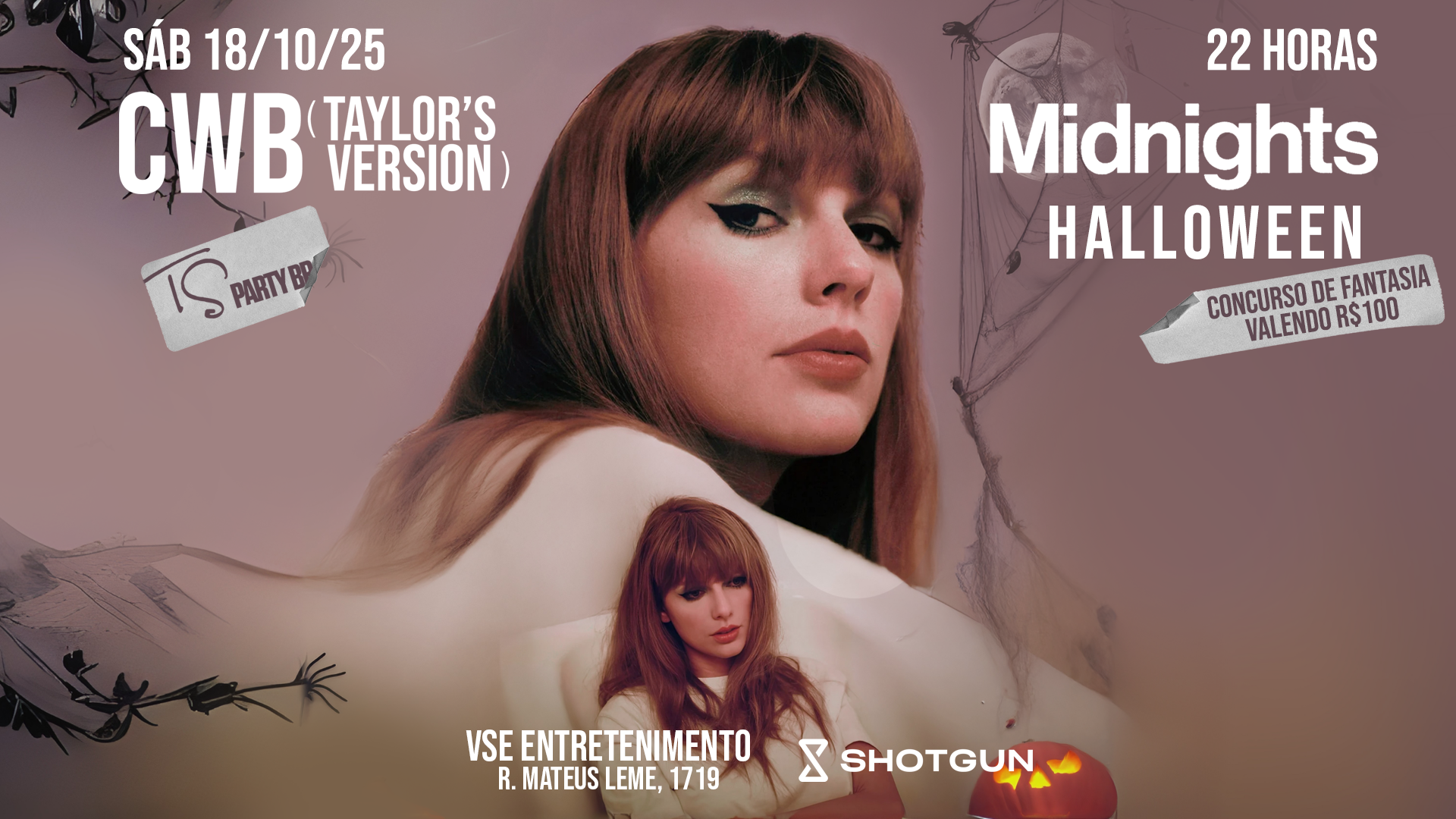 Cwb (Taylor's Version): 3 Anos De Midnights | Halloween