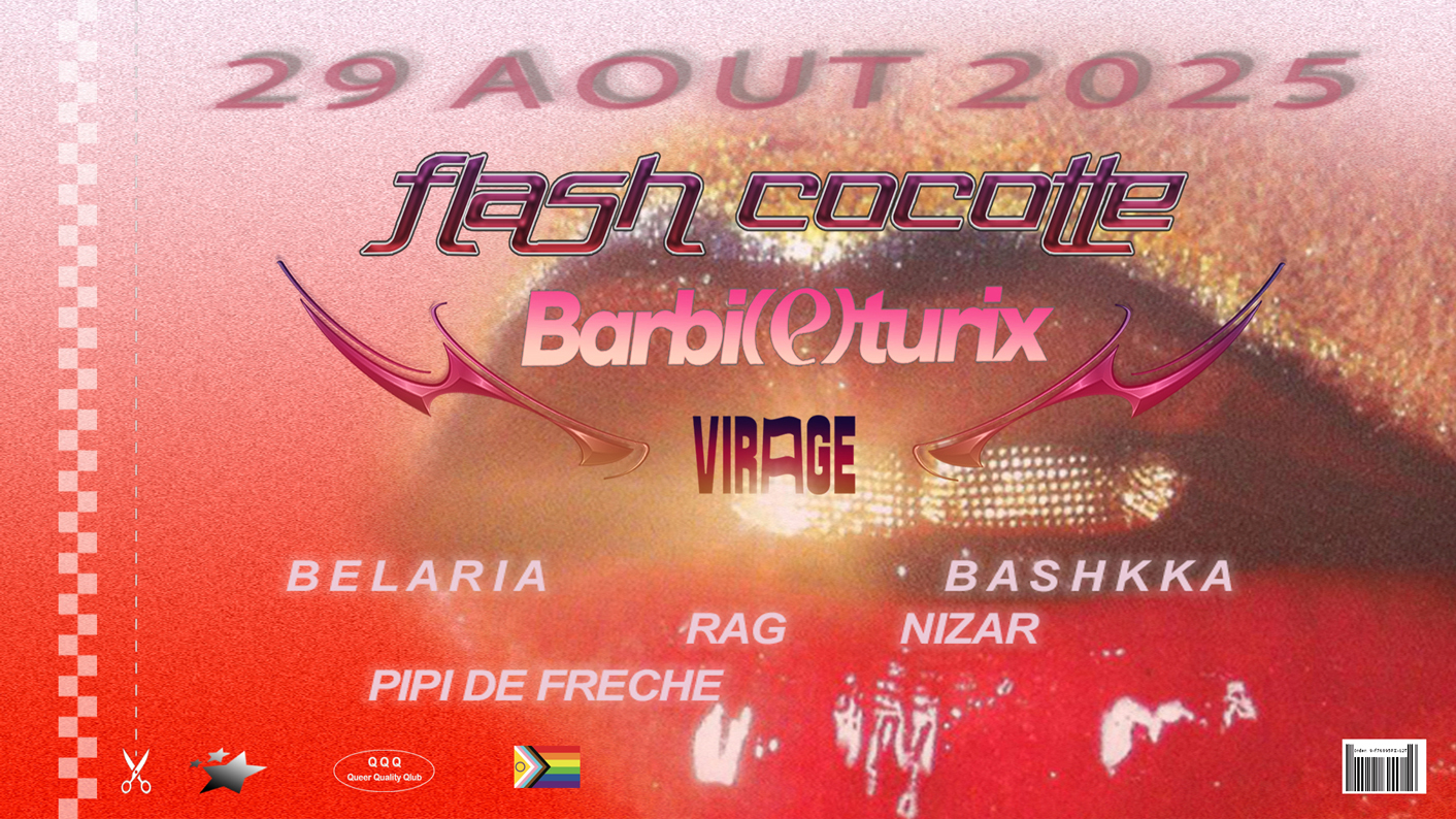 FLASH COCOTTE X BARBI(E)TURIX: BASHKKA, BELARIA, NIZAR, RAG