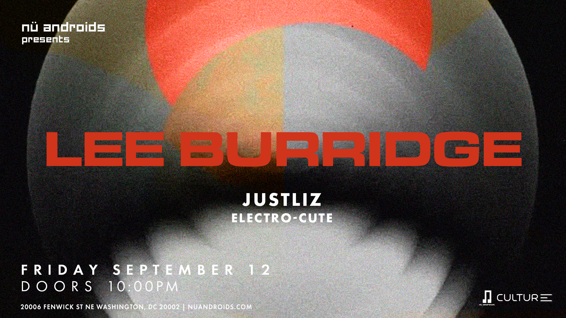 Nü Androids Presents: Lee Burridge, Washington · Shotgun Tickets