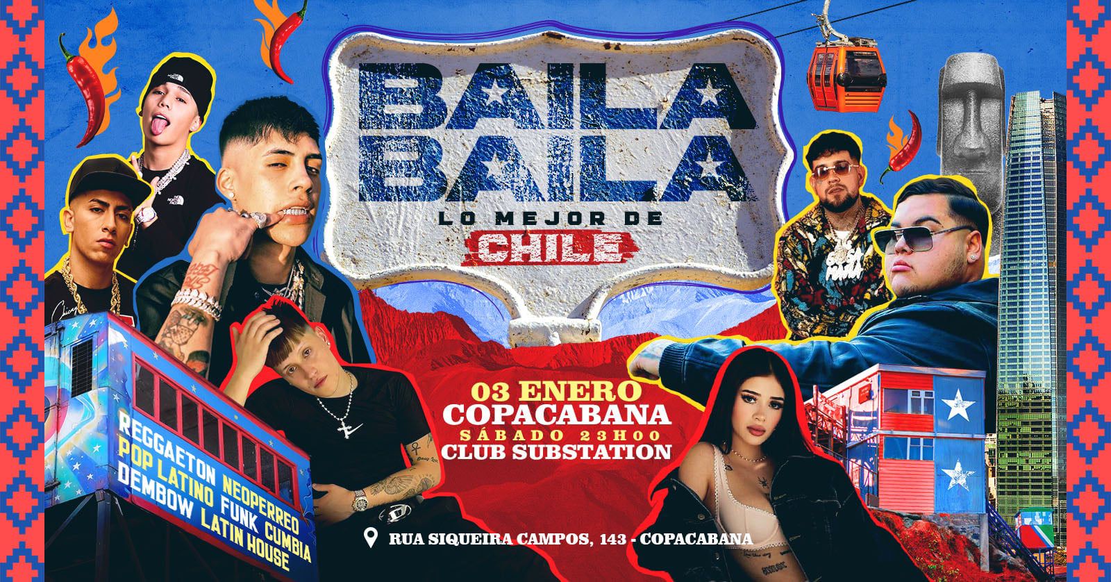 Fiesta Latina Baila Baila | Lo Mejor De Chile03 Enero