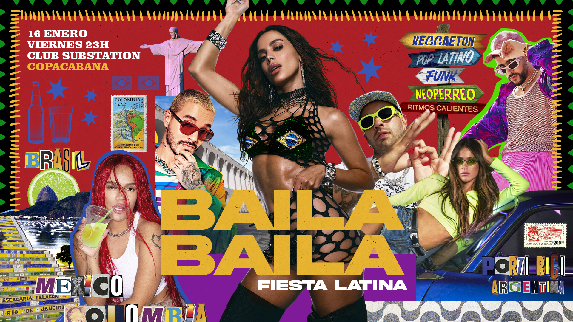 Fiesta Latina Baila Baila | Baile De Reggaeton 16 Enero