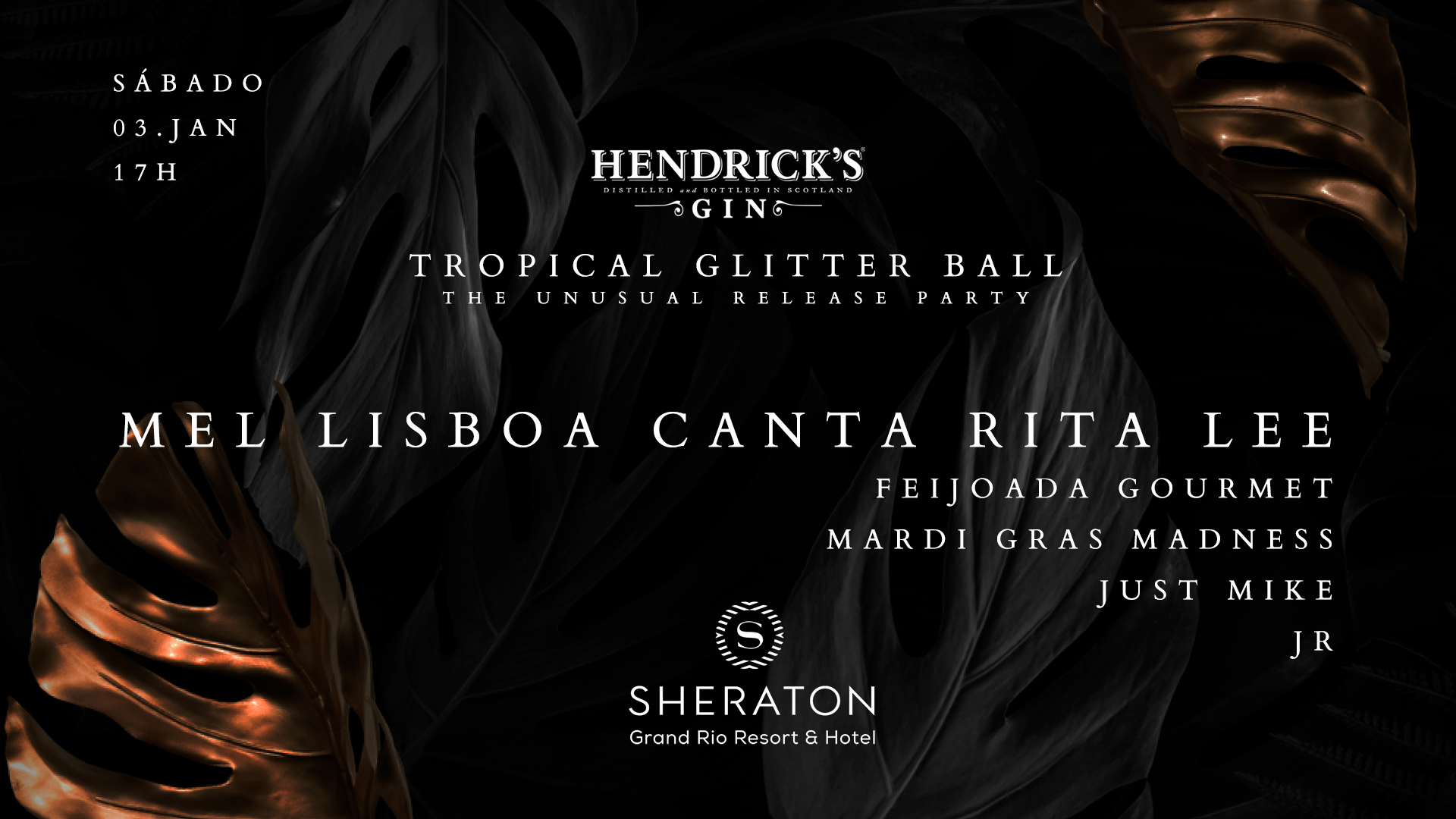 Hendrick's Tropical Glitter Ball : Mel Lisboa Canta Rita Lee