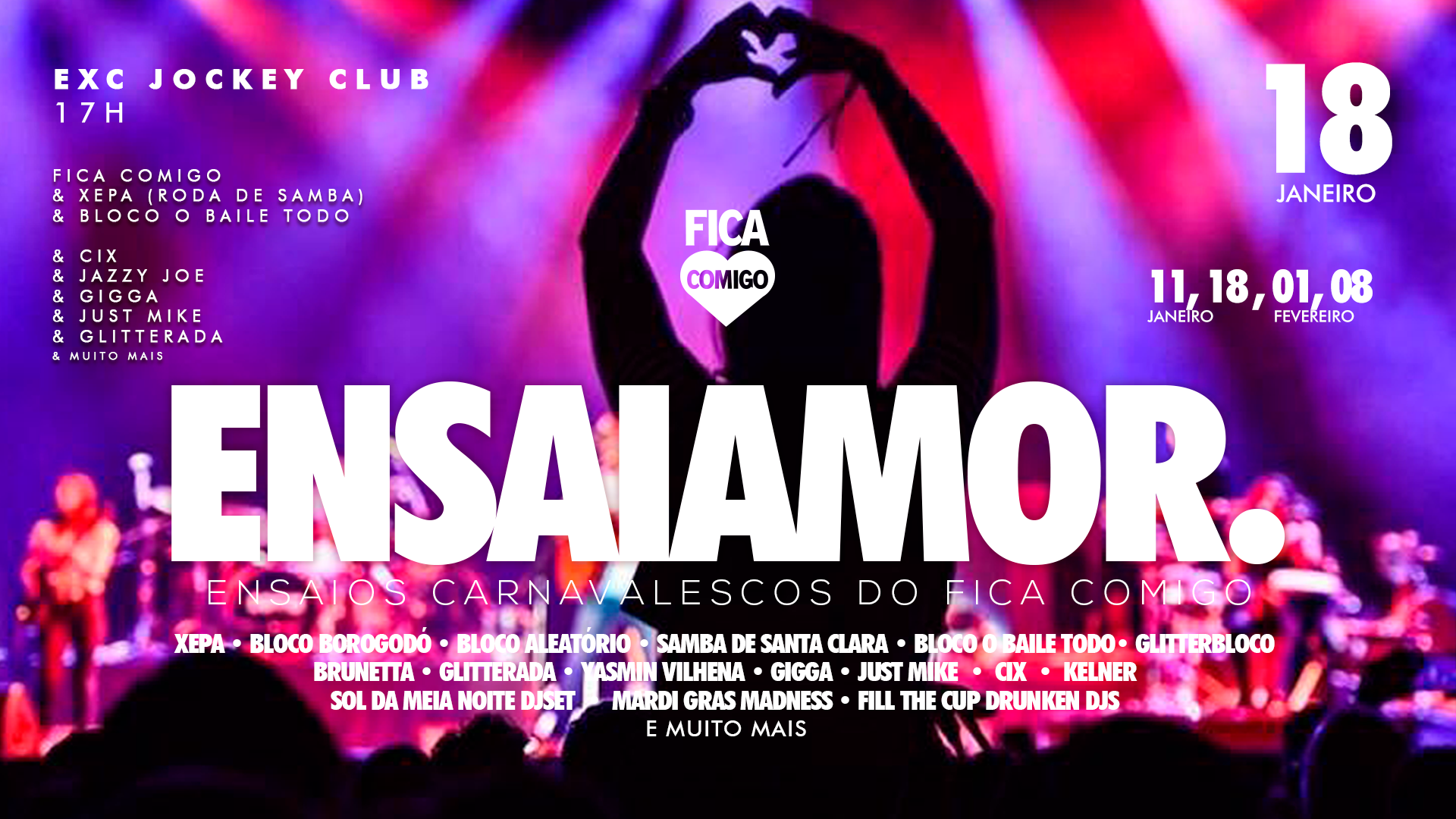 Ensaiamor #02 | Glitterada, Pancadão Tropical #Ficadomingo