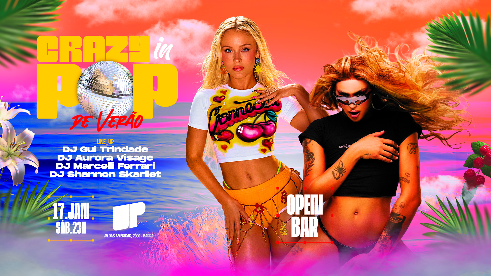 Crazy In Pop - Estreia | Open Bar