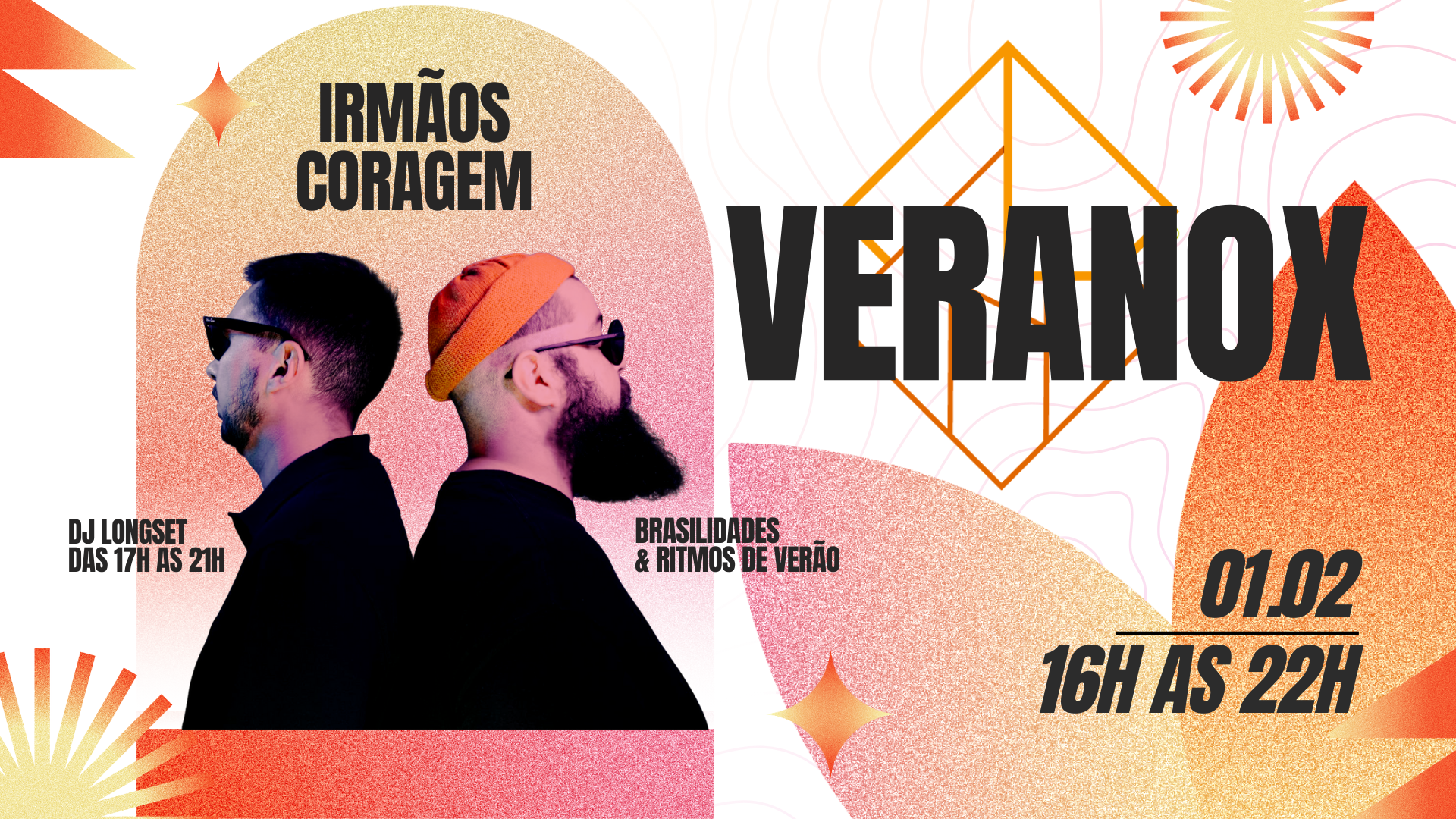 01/02 - Veranox: Domingueira Kink Com Irmãos Coragem