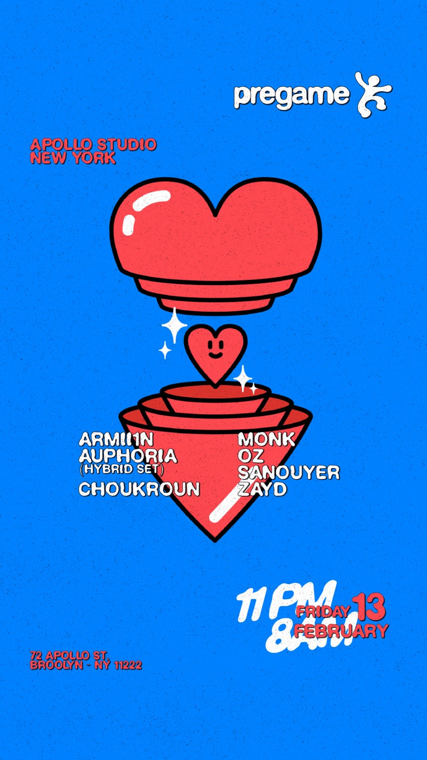 Apollo Studio Presents Pregame, 72 Apollo St, Brooklyn, Ny 11222