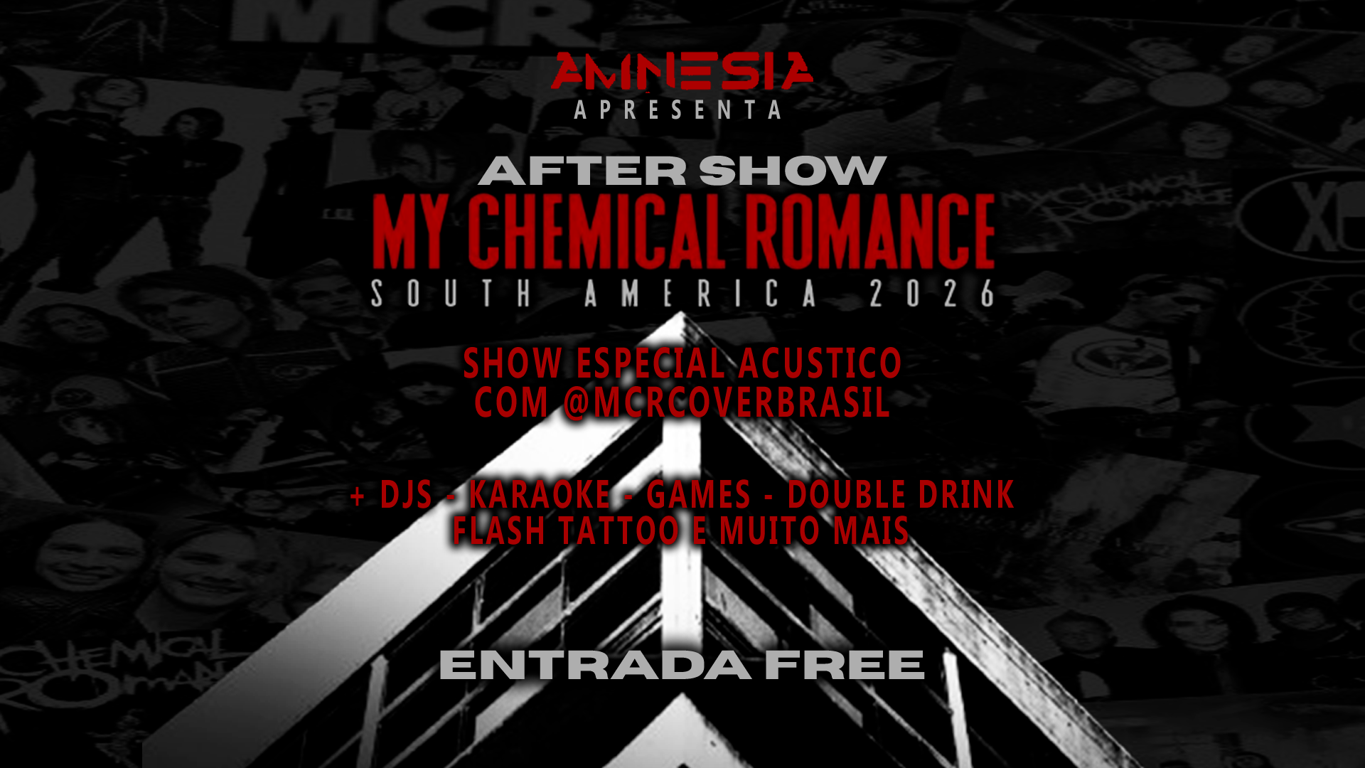 After Show My Chemical Romance - Entrada Free, Vila Prudente