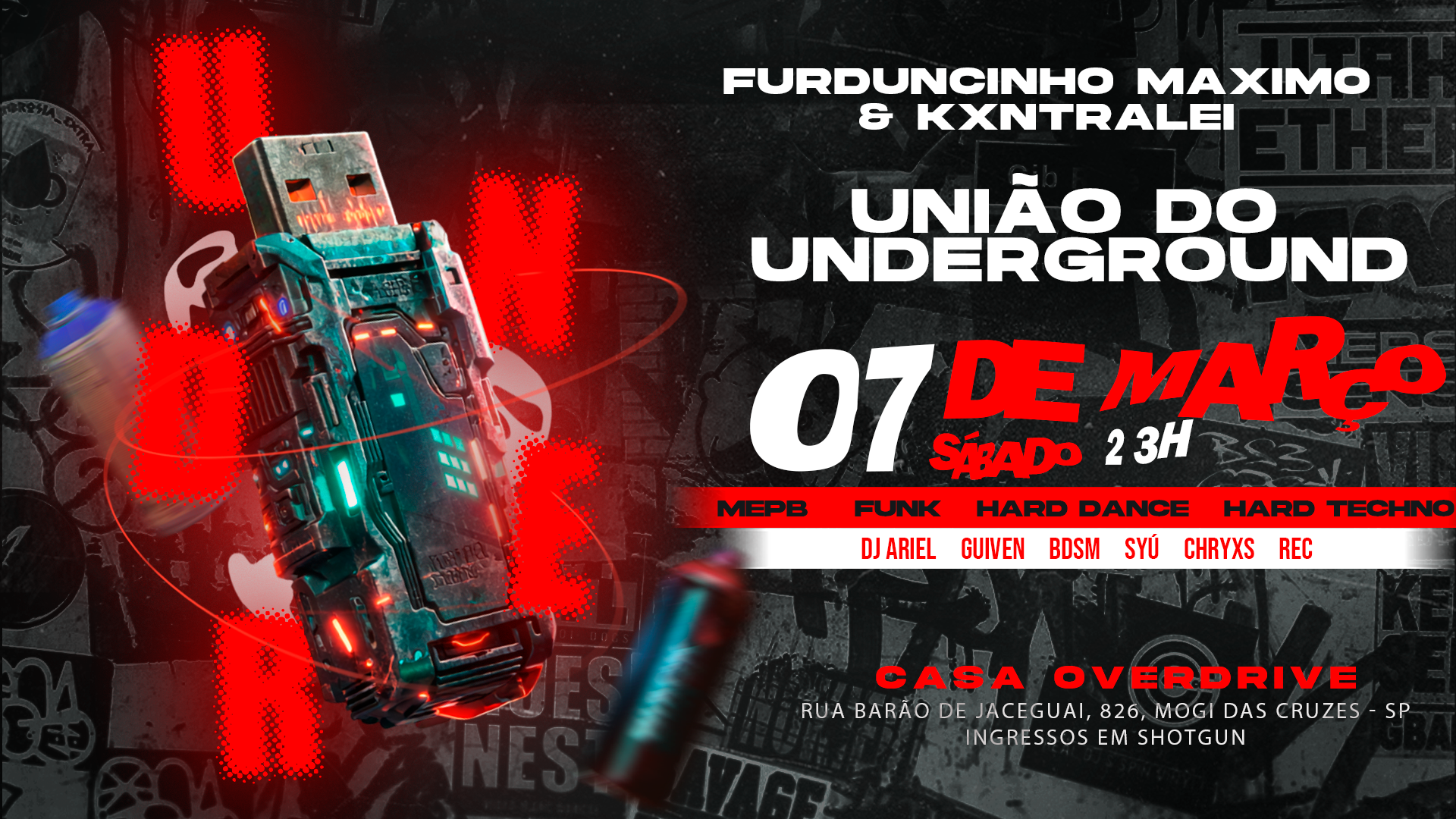 Furduncinho Máximo + Kxntralei: União Do Underground.