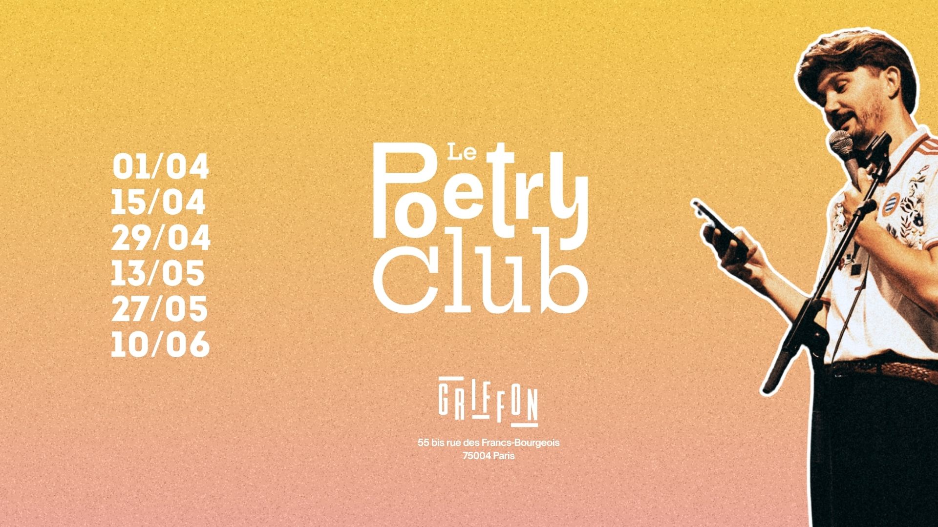 Le Poetry Club – 13/05