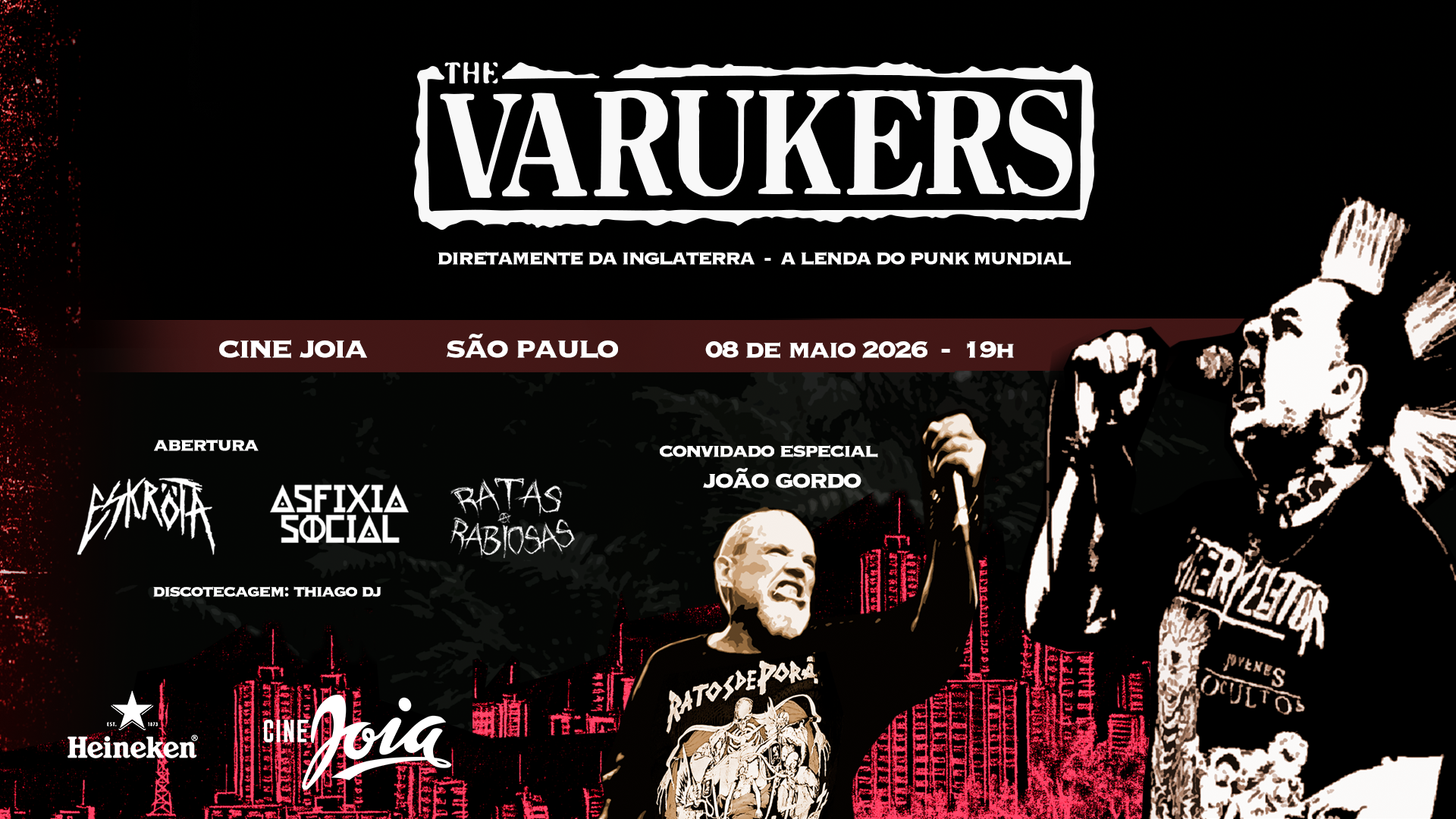 The Varukers No Cine Joia