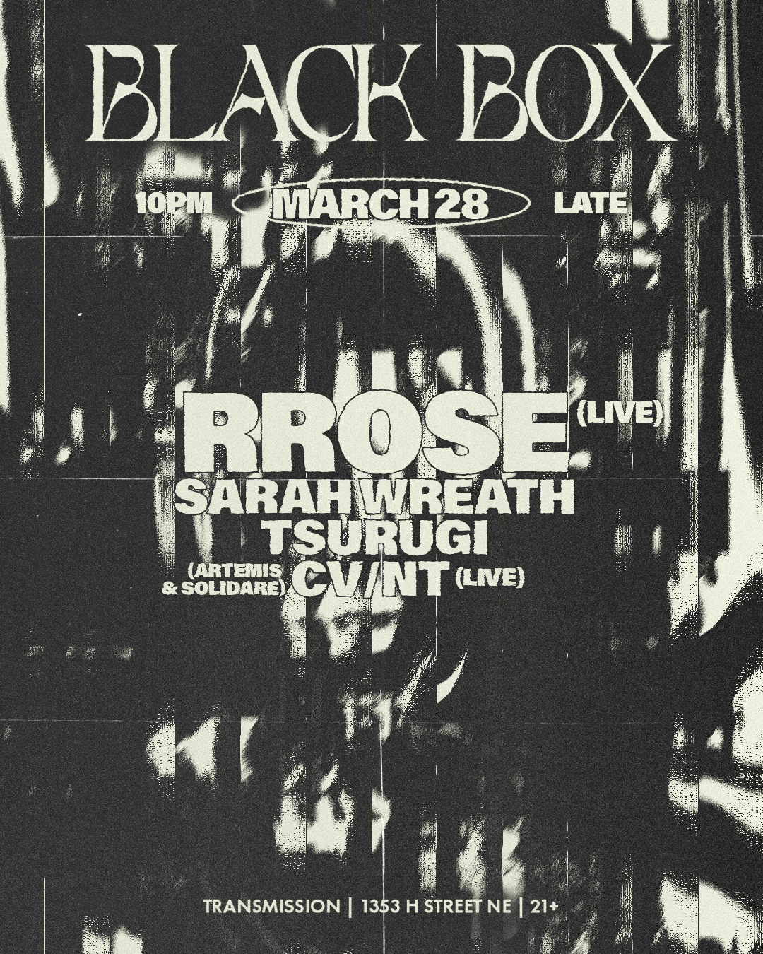 Black Box Pres: Rrose, Washington · Shotgun Tickets