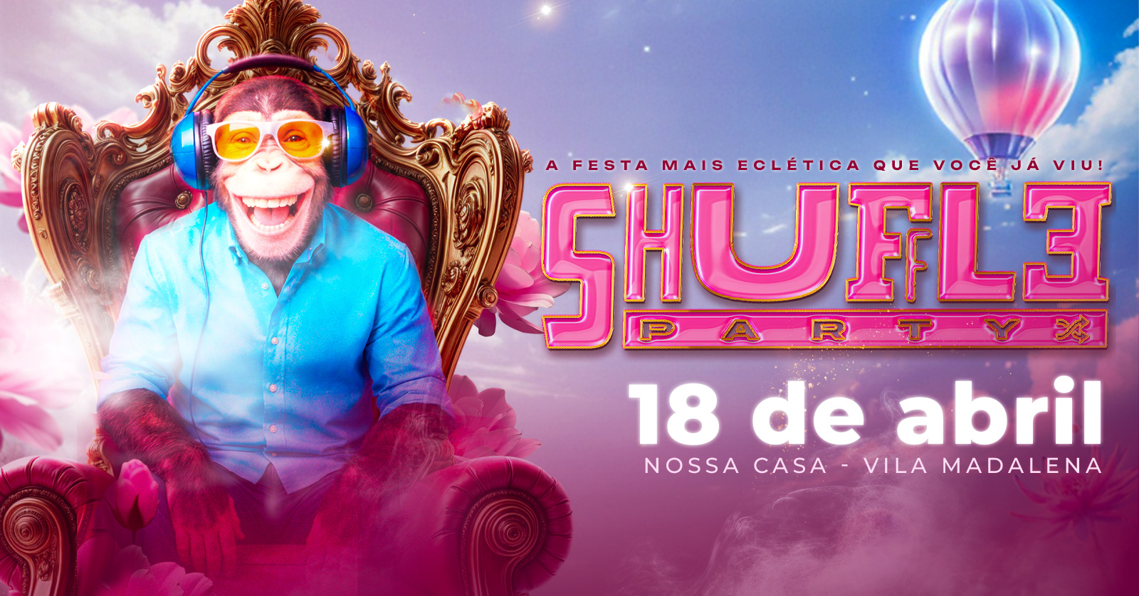 Shuffle Party Na Nossacasa Vila Madalena