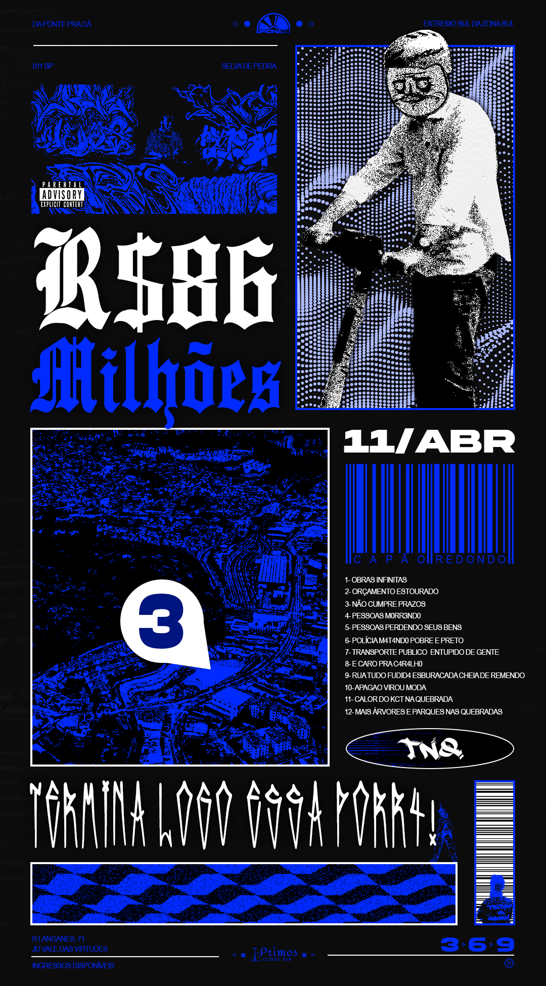 Techno Na Quebrada 11/04