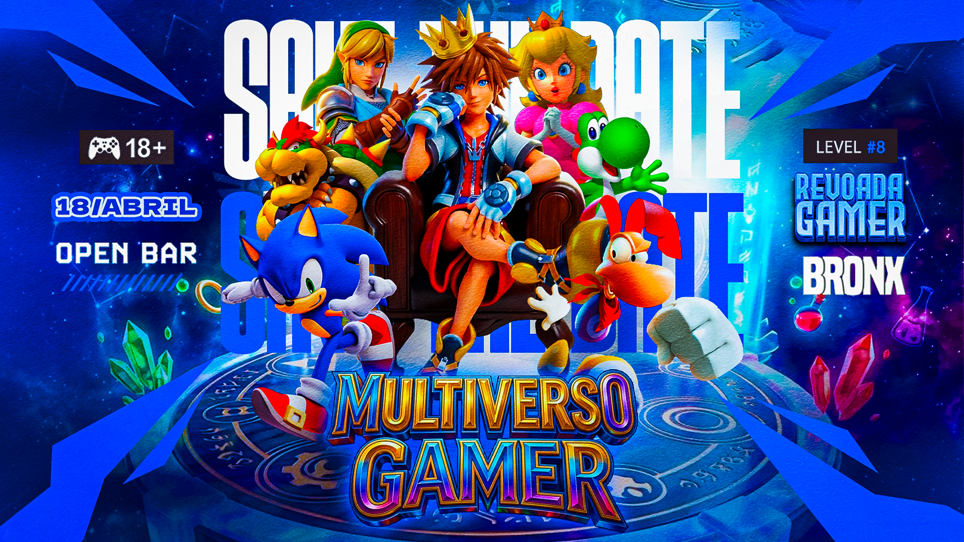 Revoada Gamer - Lvl 8 Multiverso 18/04