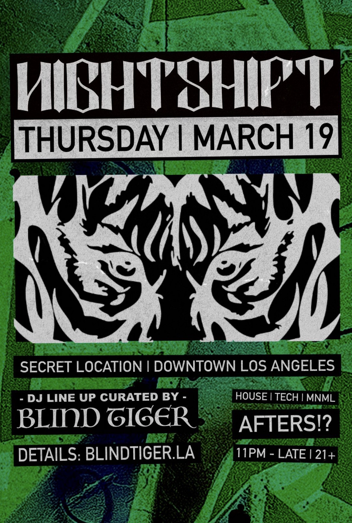 邦楽 Friday Night Plans Location Los Angeles Nightshift After Hours, Los Angeles · Shotgun Tickets