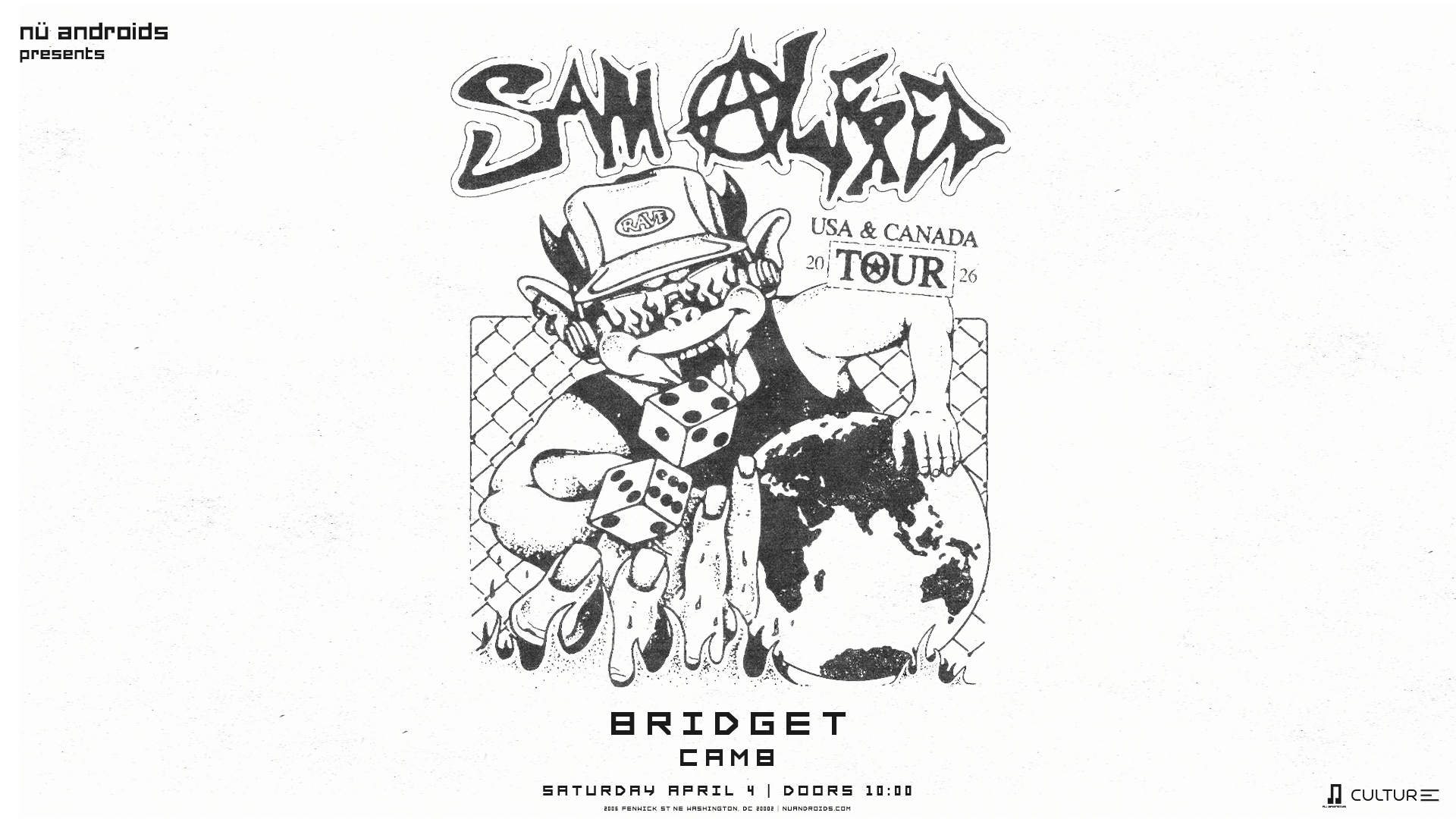 Nü Androids Presents: Sam Alfred, Washington · Shotgun Tickets