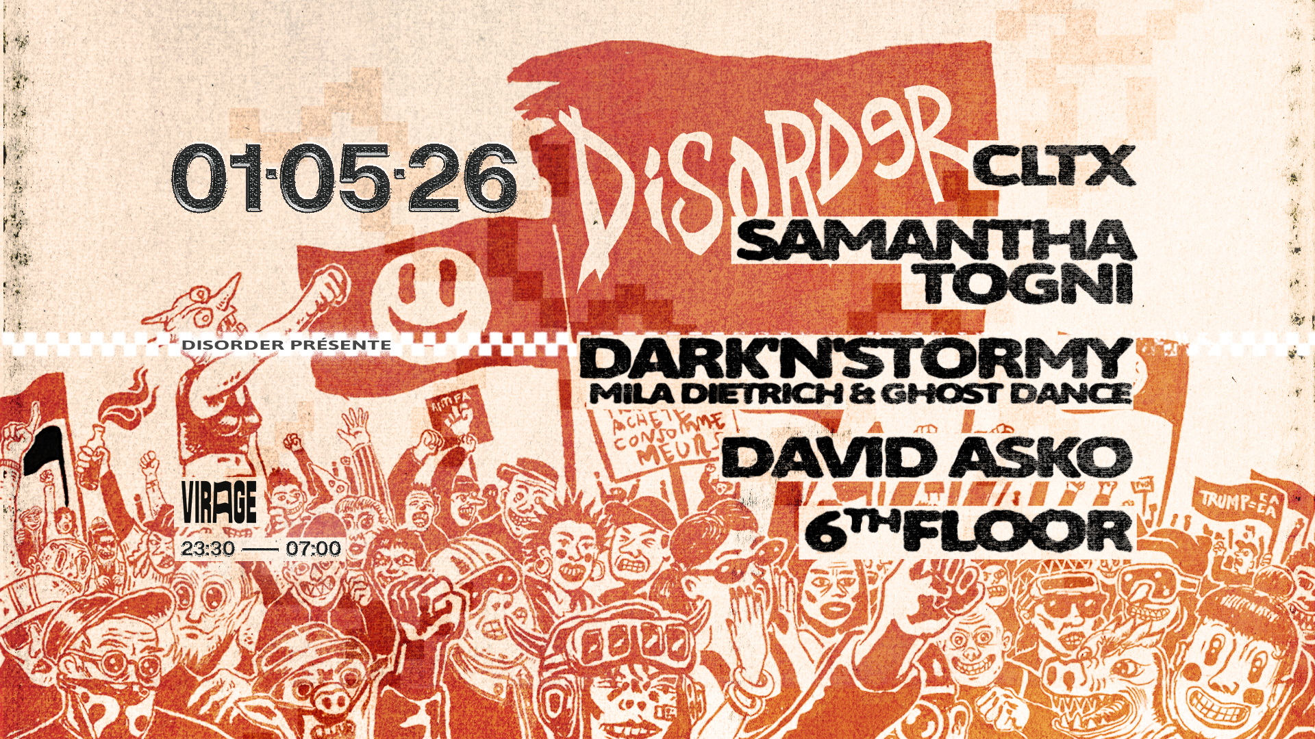 DISORDER : CLTX, SAMANTHA TOGNI, DARK&rsquo;N STORMY & MORE