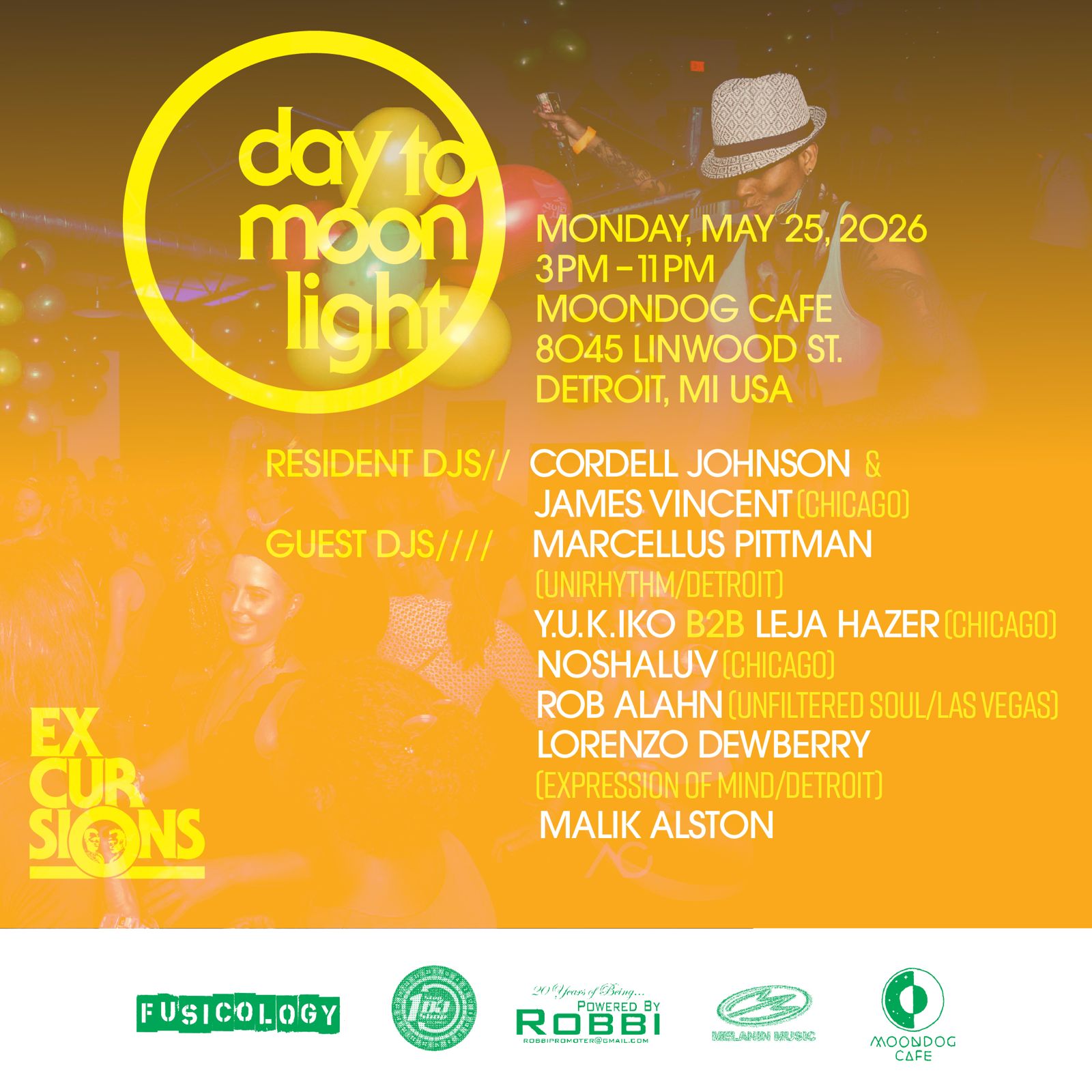 Excursions : Day To Moonlight, Detroit · Shotgun Tickets