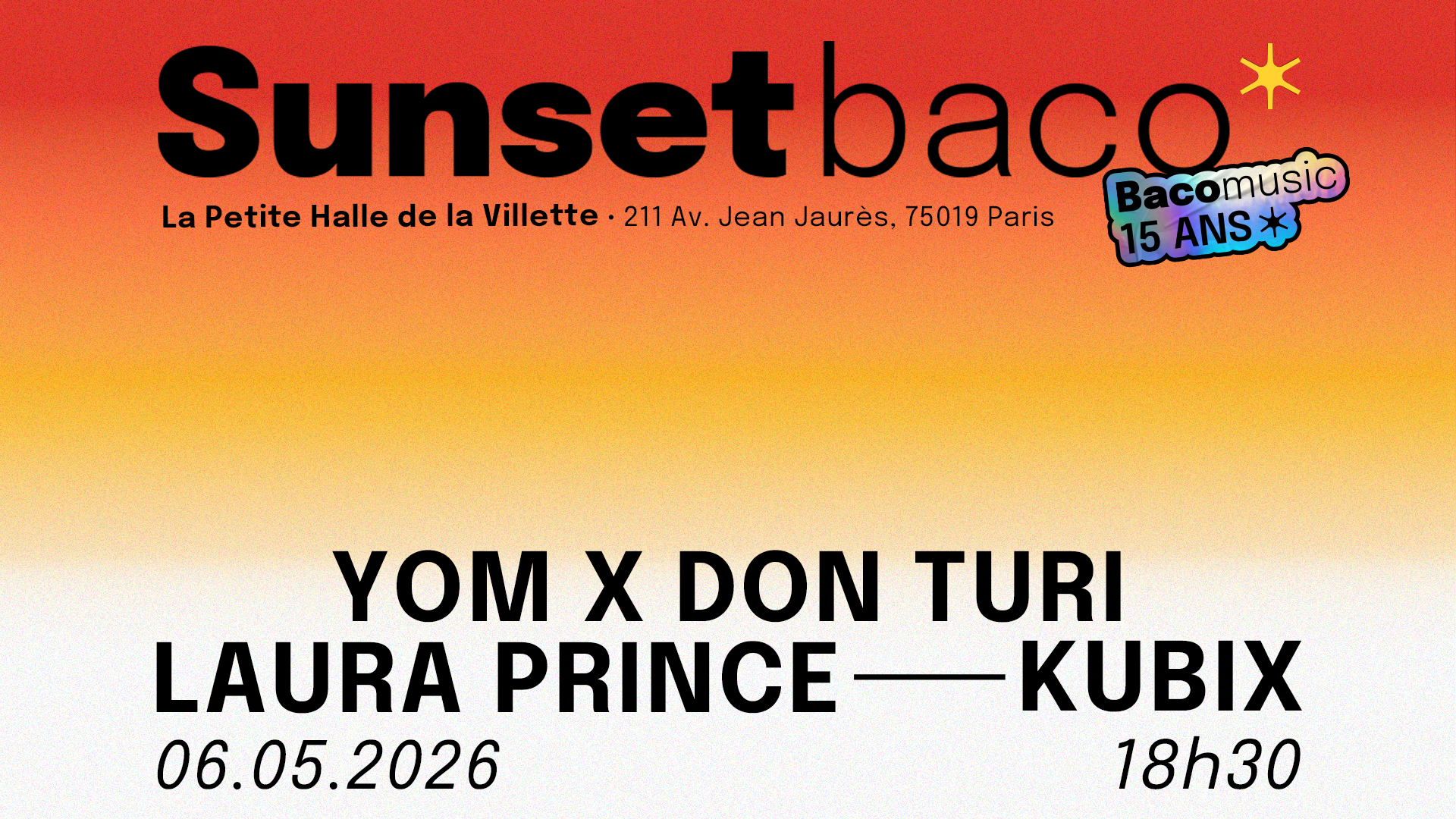 SUNSET BACO #3 + Retransmission match PSG/Bayern