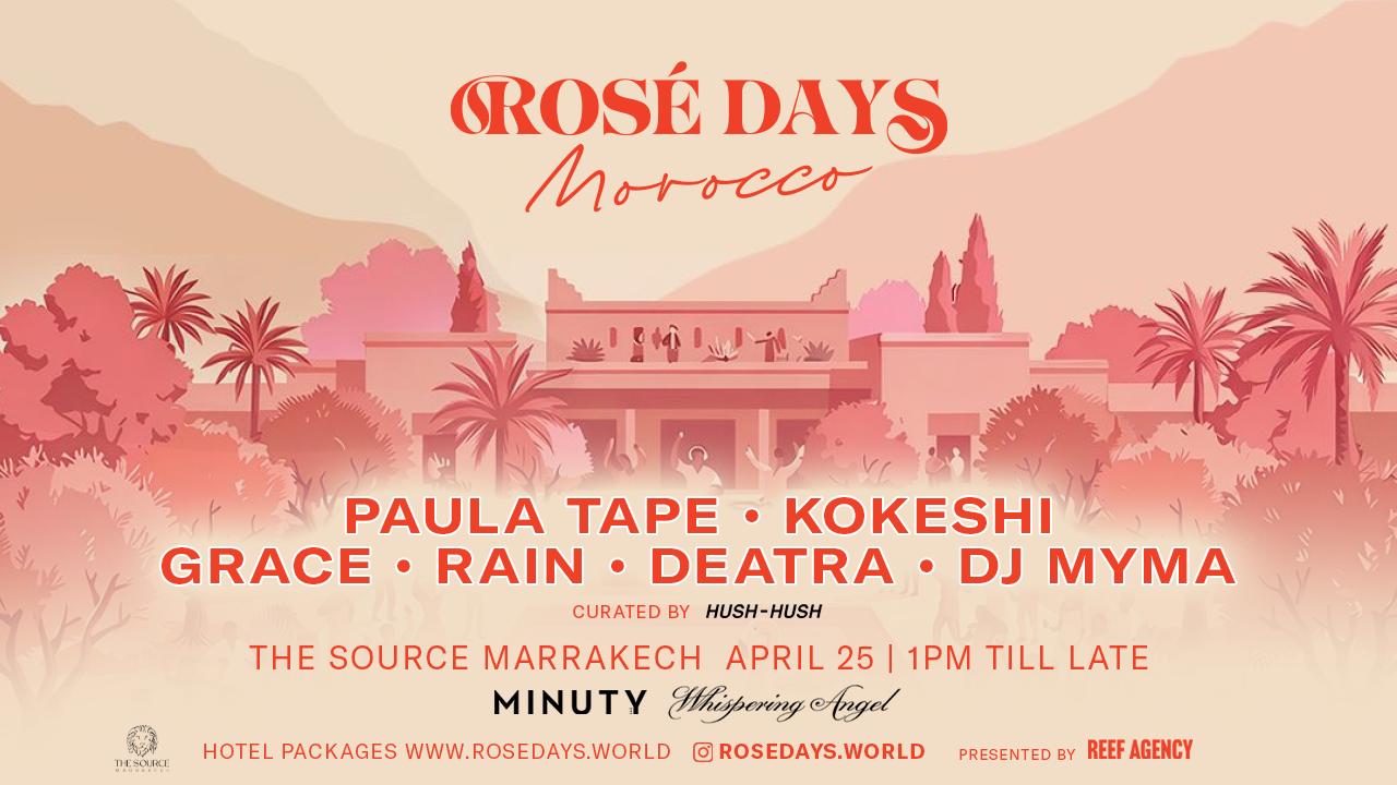 Rosé Days Morocco, مراكش · Shotgun Tickets